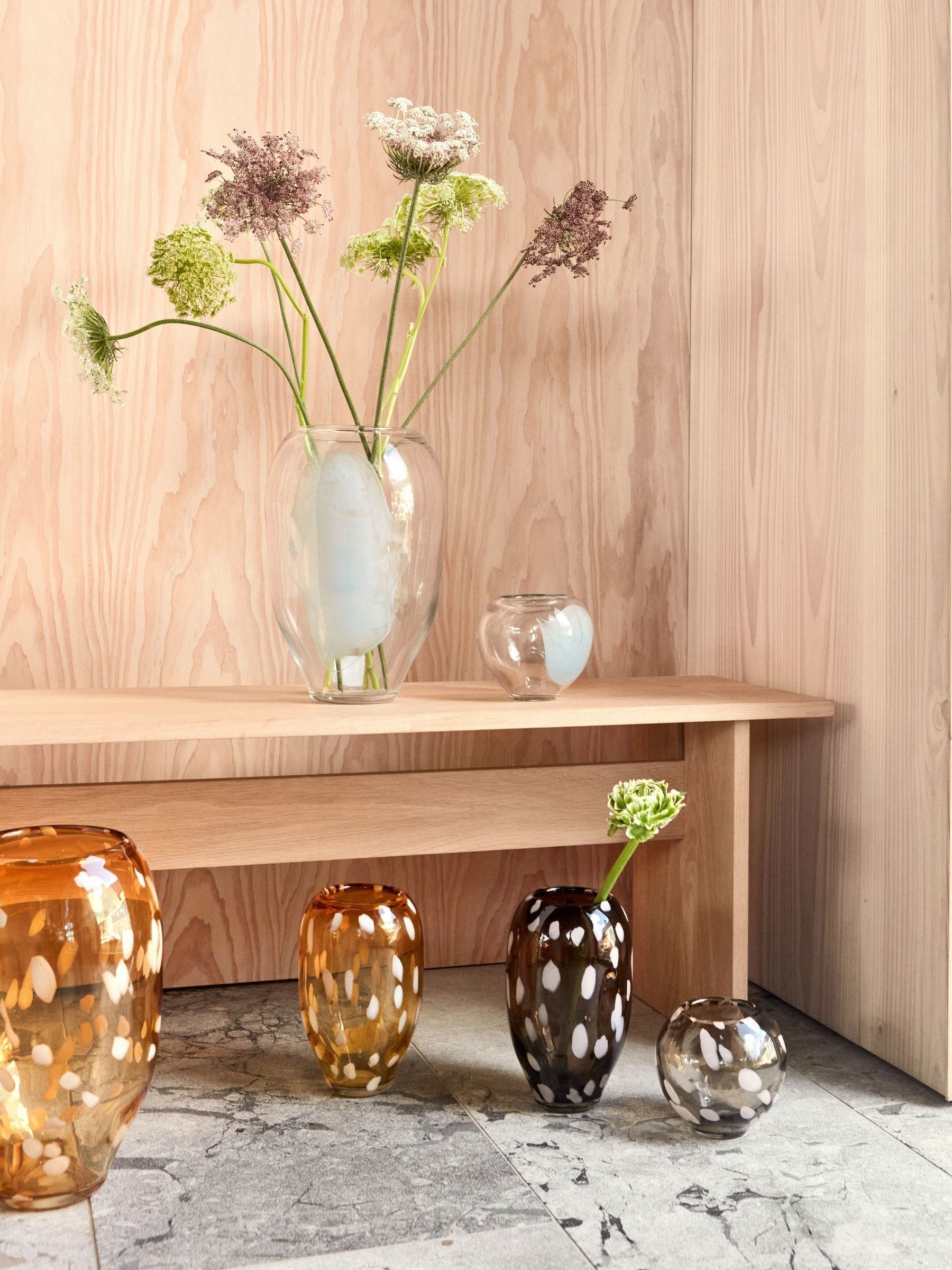 OYOY Living Amber Jali Tall Vase - Image 2 of 3