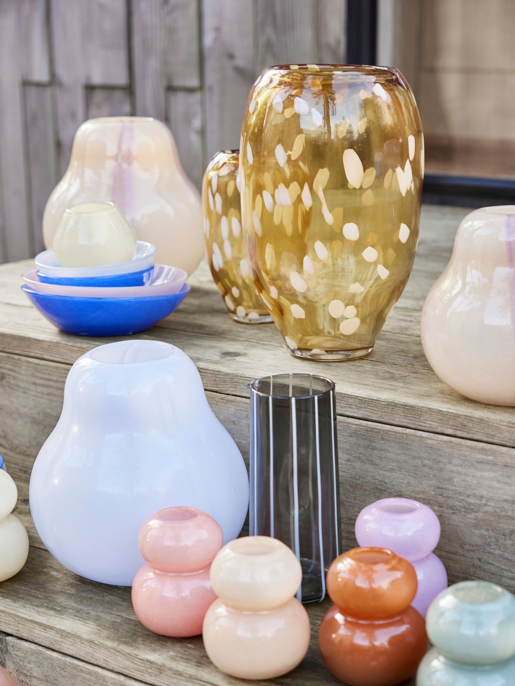 OYOY Living Amber Jali Large Vase - Image 2 of 4 OYOY Living Amber Jali Large Vase - Image 2 of 4