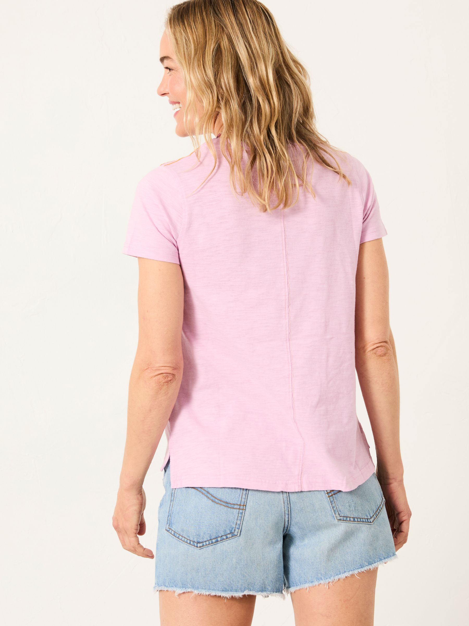 Light Pink Ride The Wave Graphic T Shirt - Image 2 of 5
