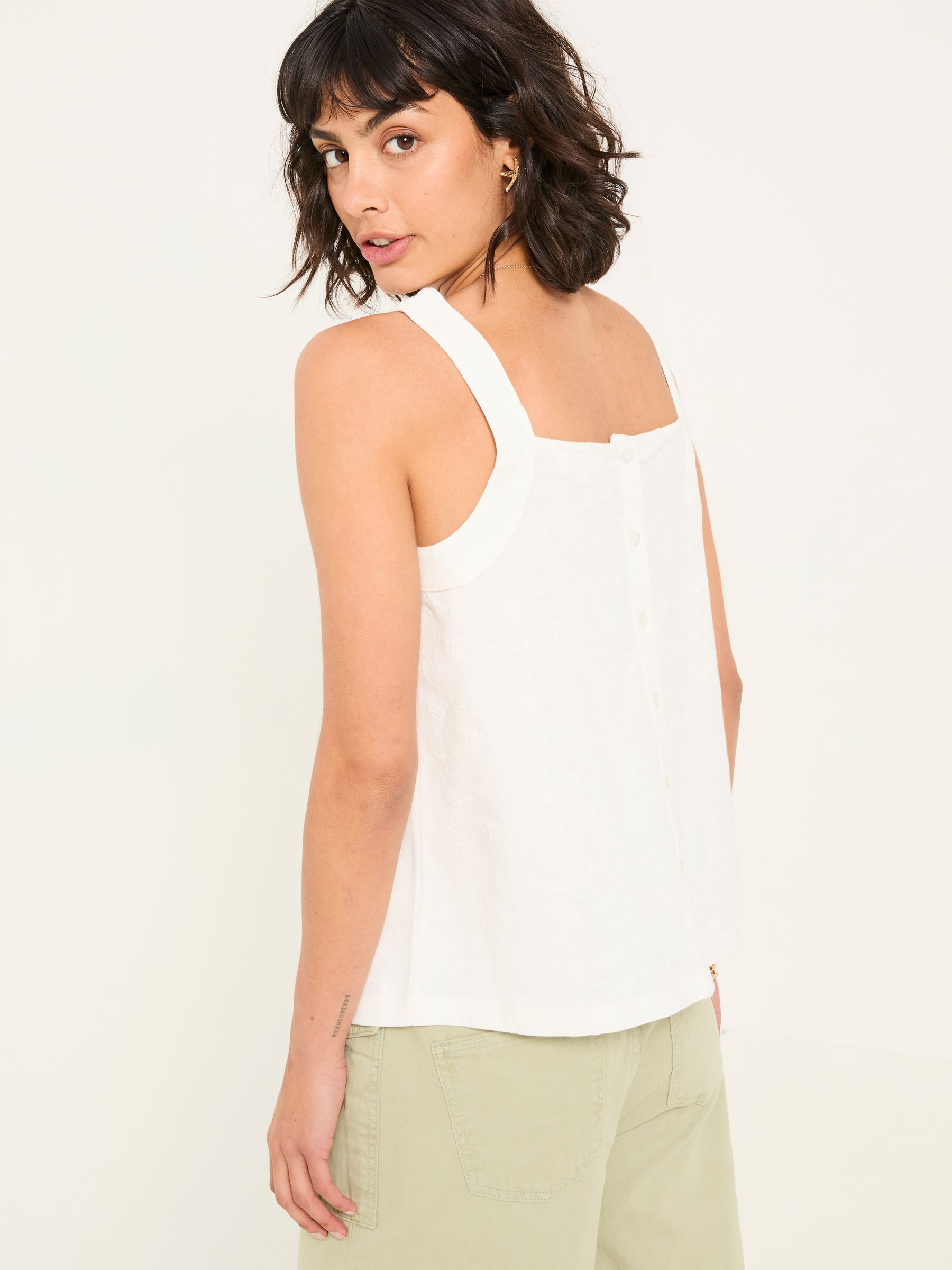 Carly White Cami Top - Image 2 of 6