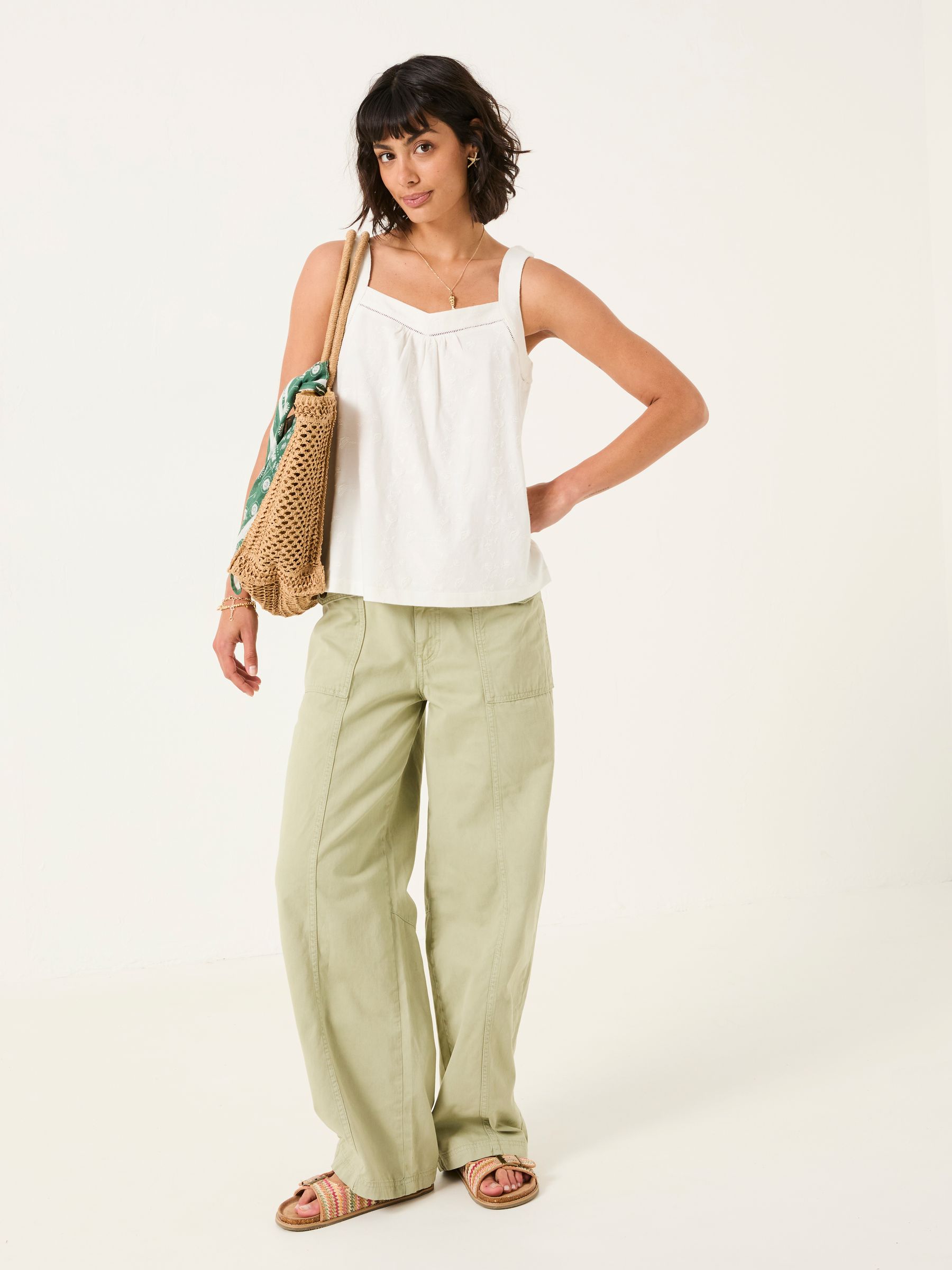 Carly White Cami Top - Image 3 of 6
