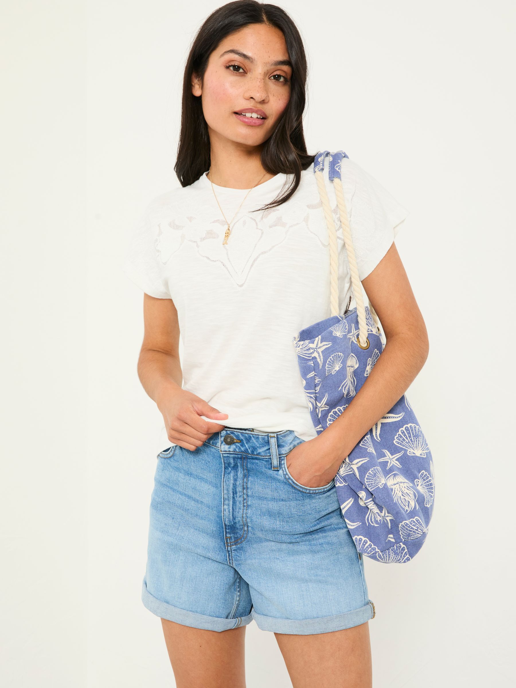 Lace Cutwork T-shirt