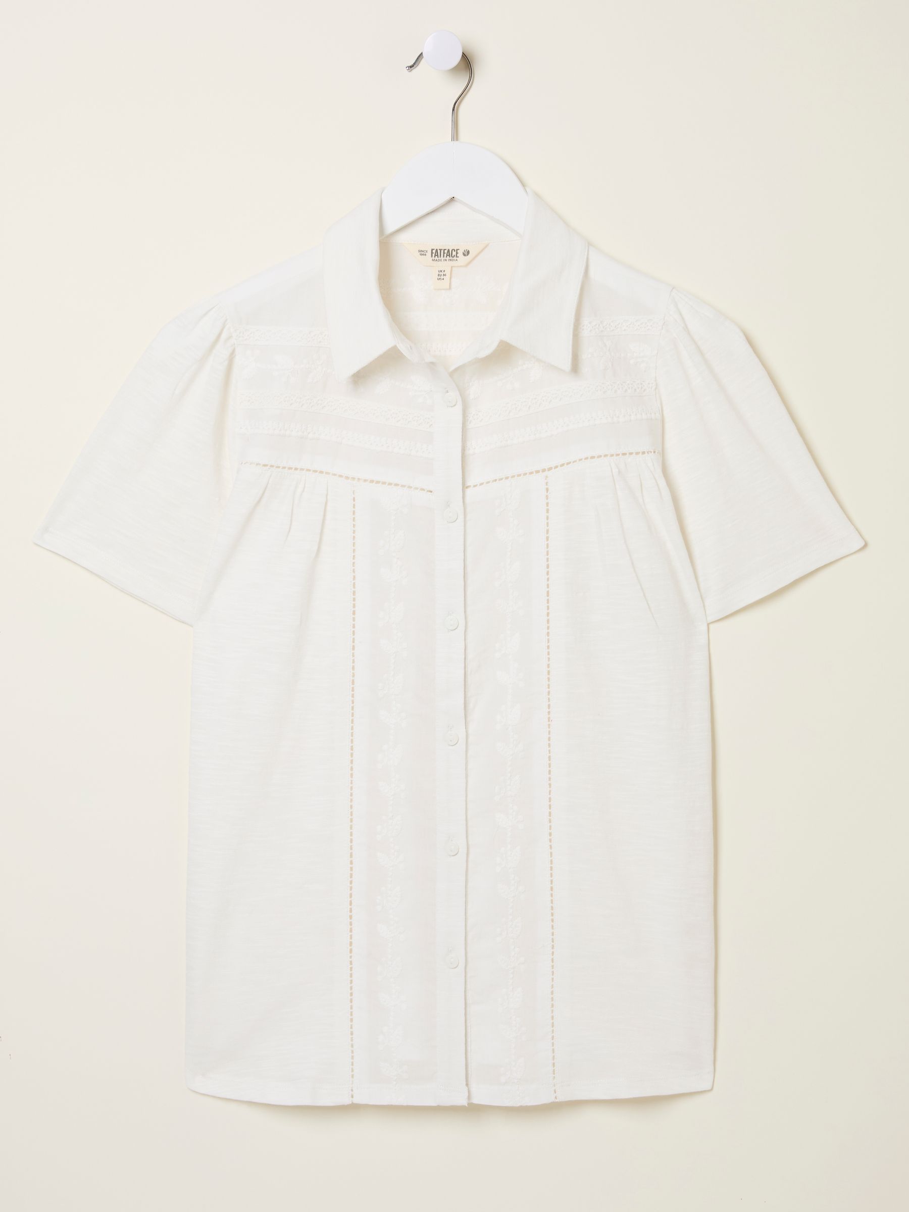 Kit White Embroidered Short Sleeve Shirt - Image 6 of 6