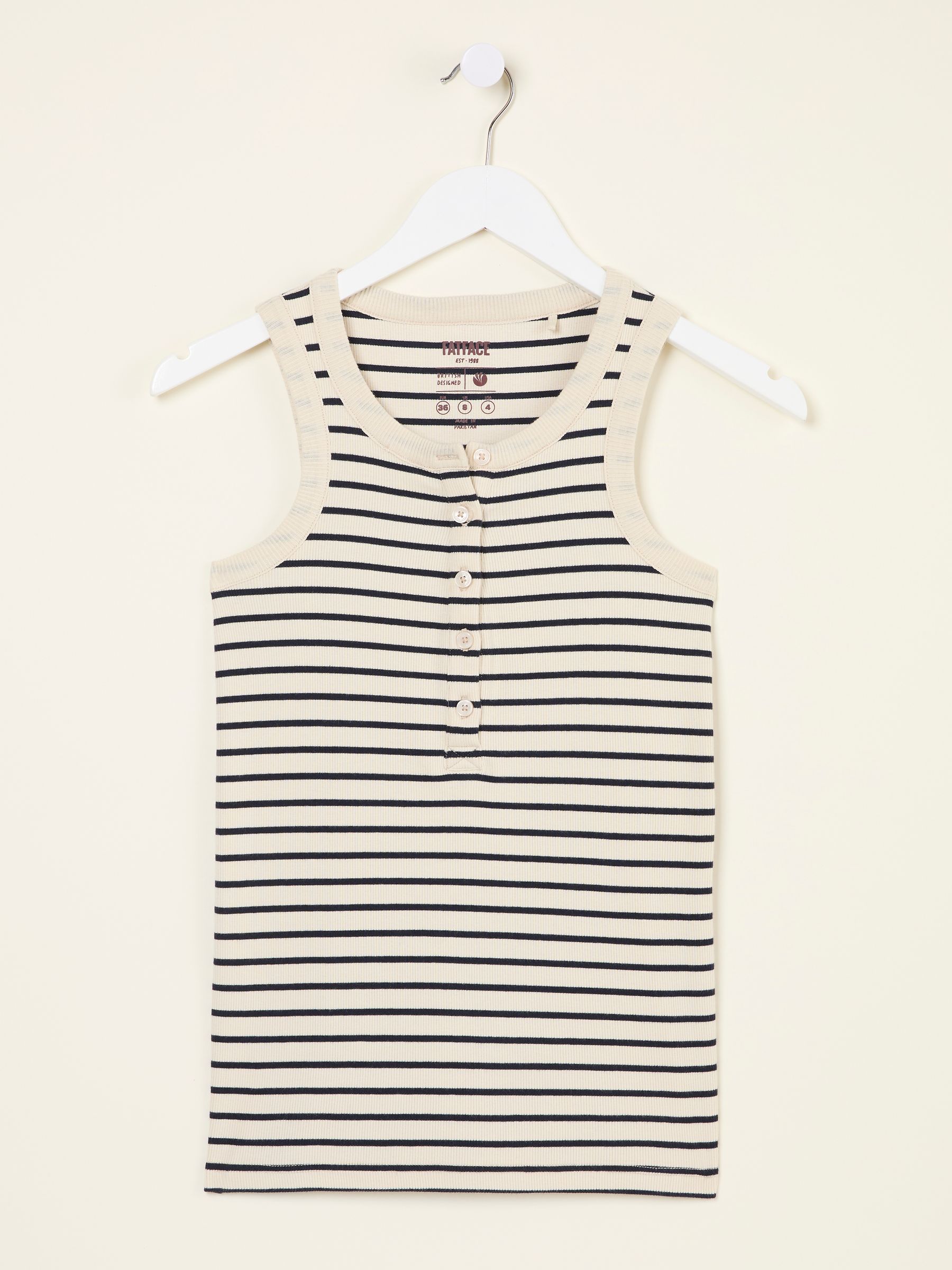 Rachel Breton Stripe Rib Vest - Image 6 of 6