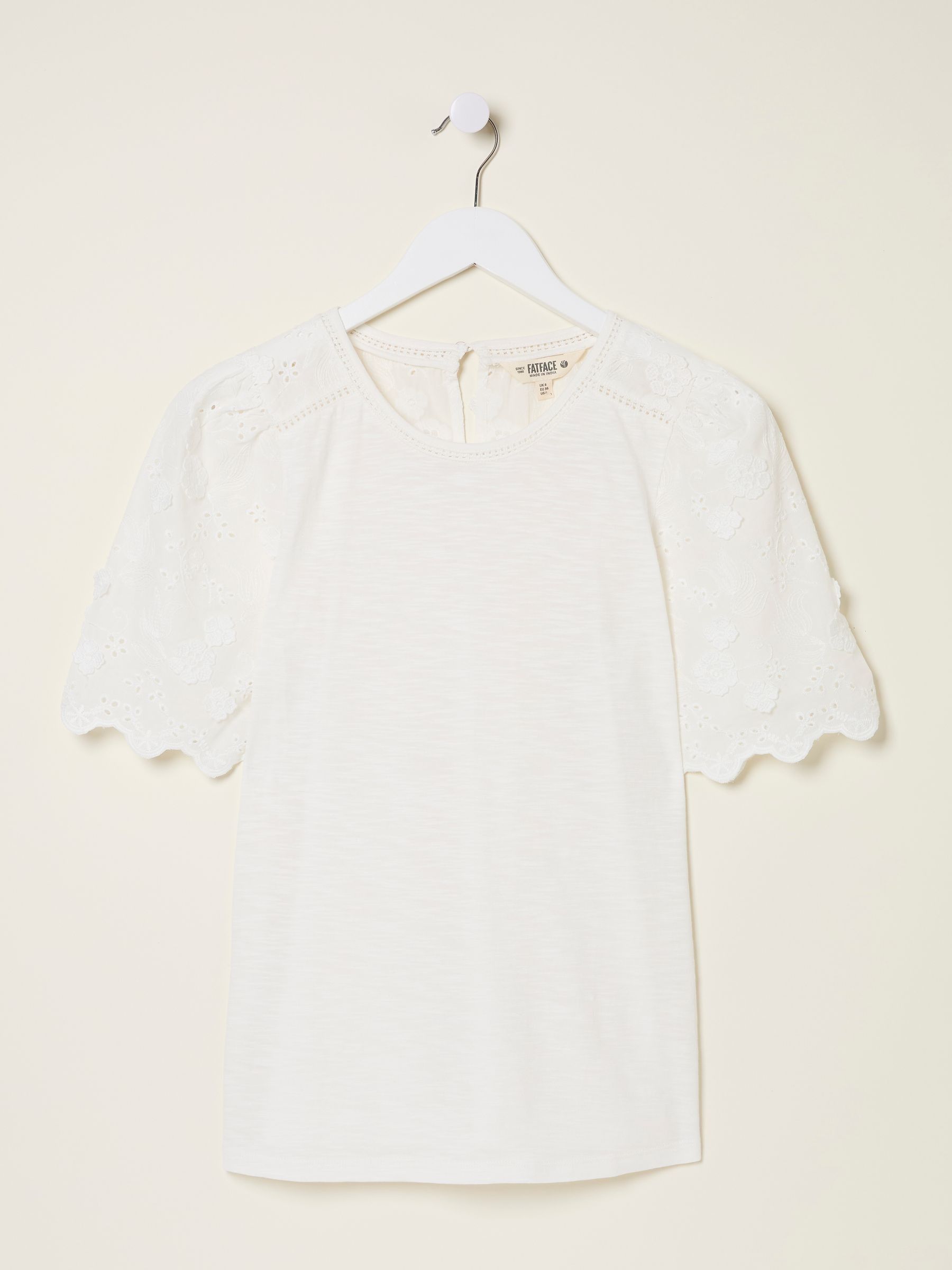 Ivory Pretty Broderie Top - Image 9 of 9