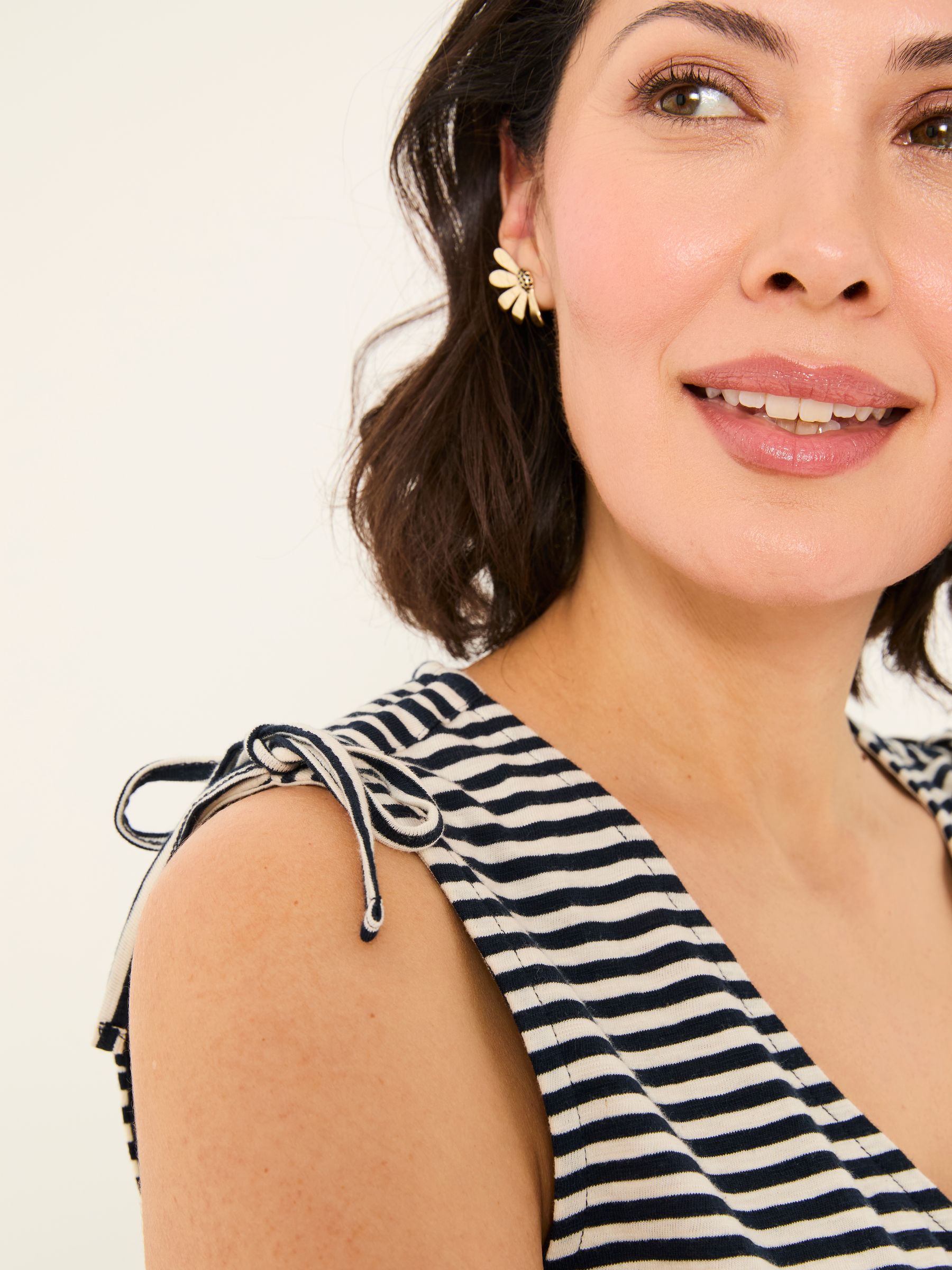 Claudia Navy Stripe Jersey Tank - Image 5 of 6