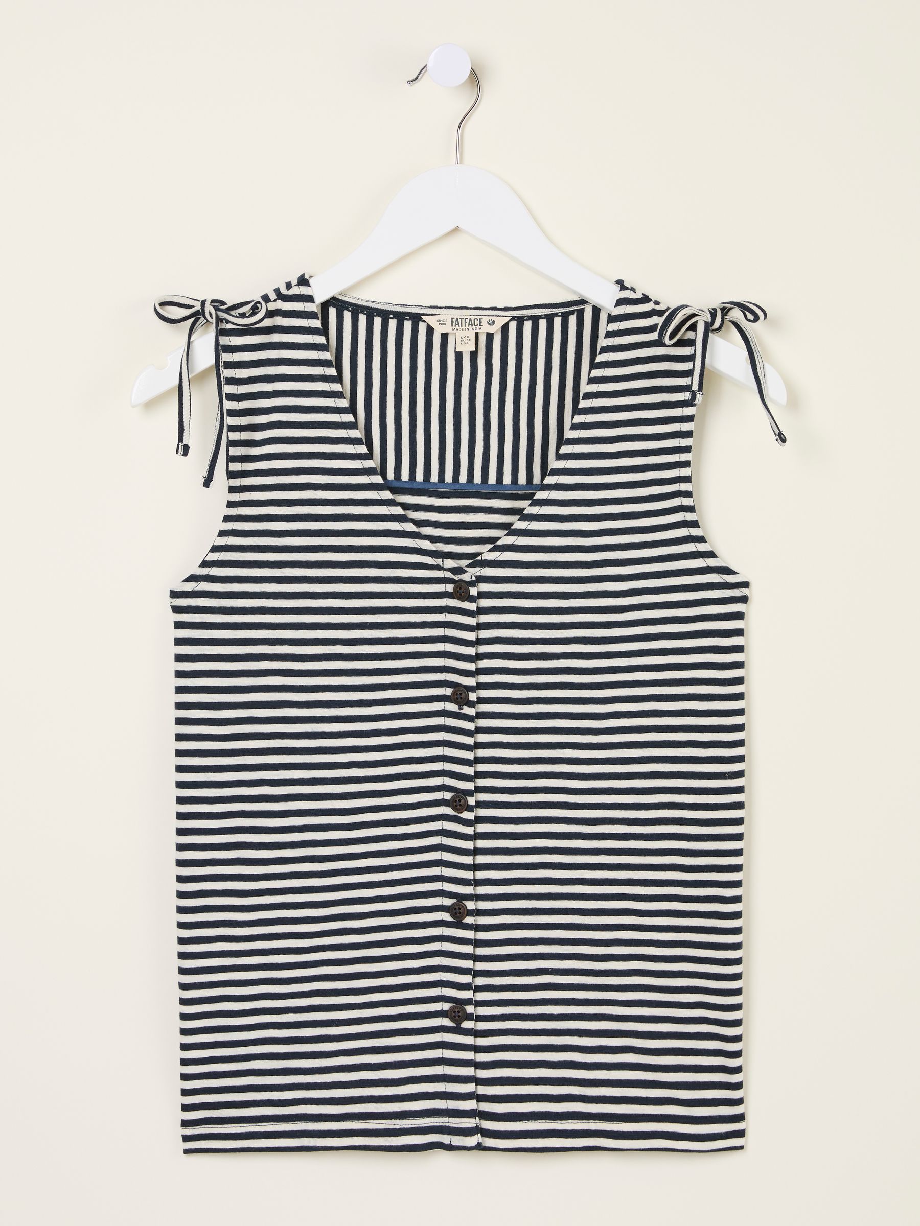 Claudia Navy Stripe Jersey Tank - Image 6 of 6