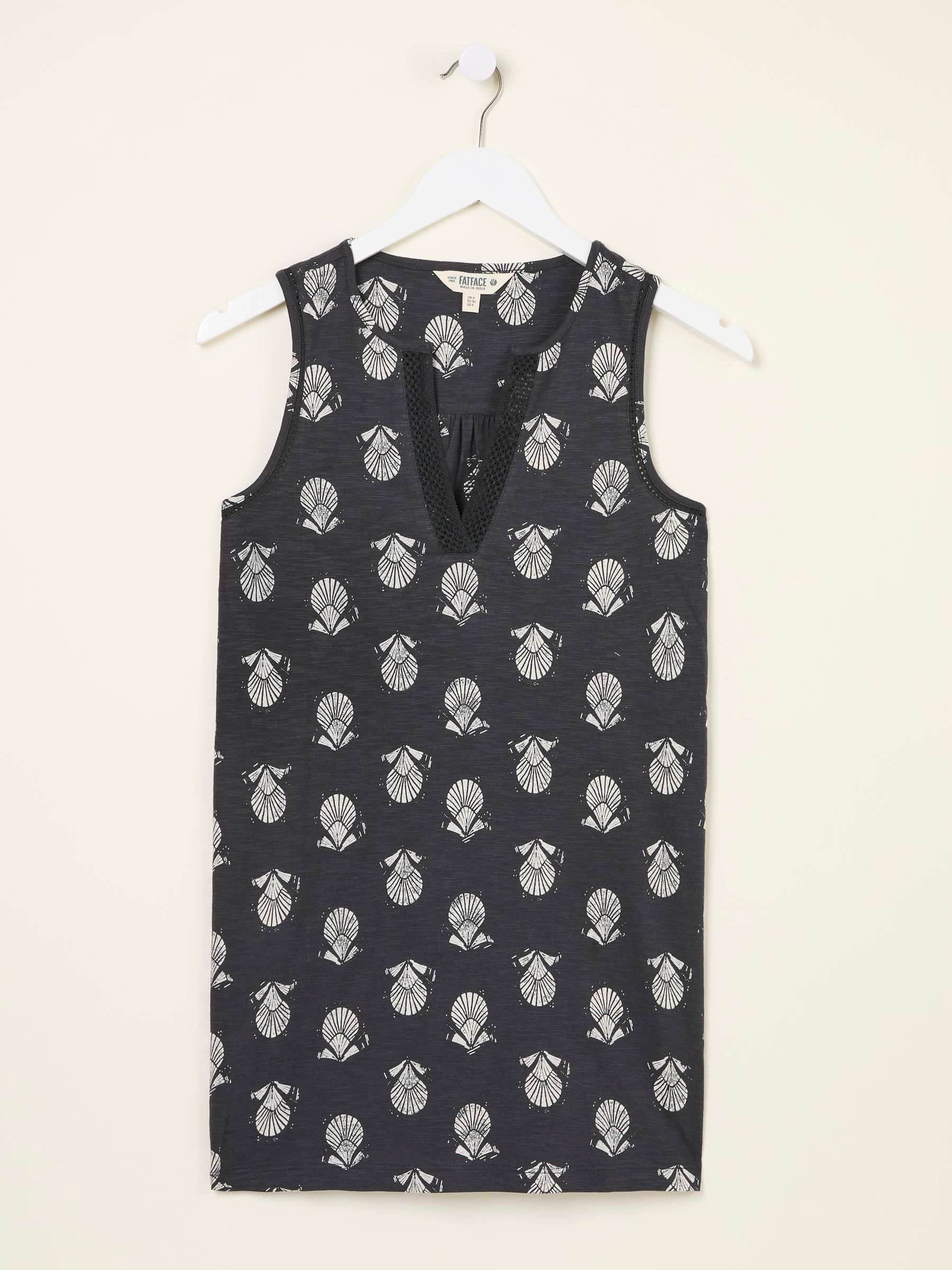 Tessa Black Mono Shells Jersey Tunic - Image 5 of 5