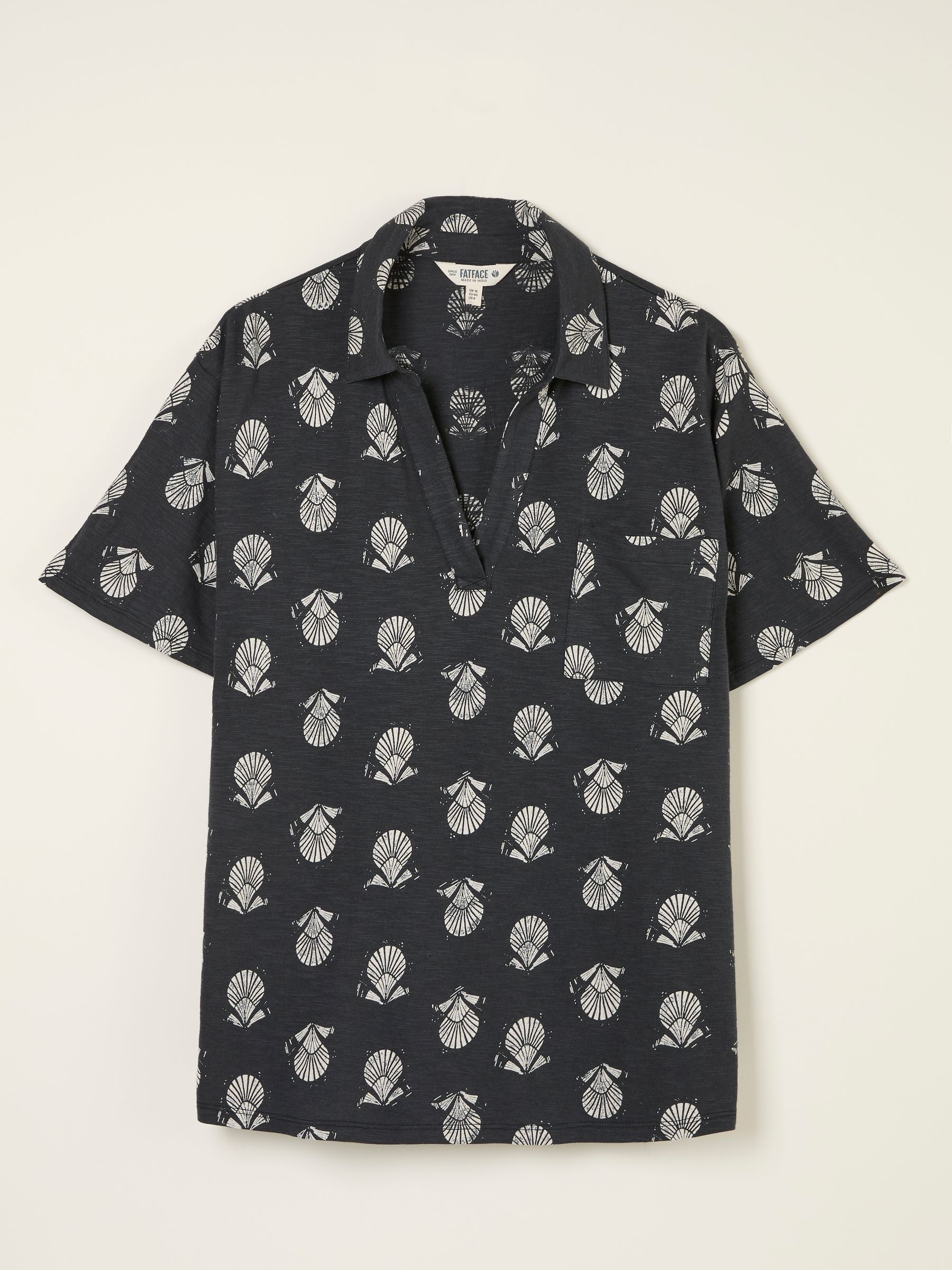 Paige Black Lino Shells Short Sleeve Jersey Shirt - Image 1 of 1