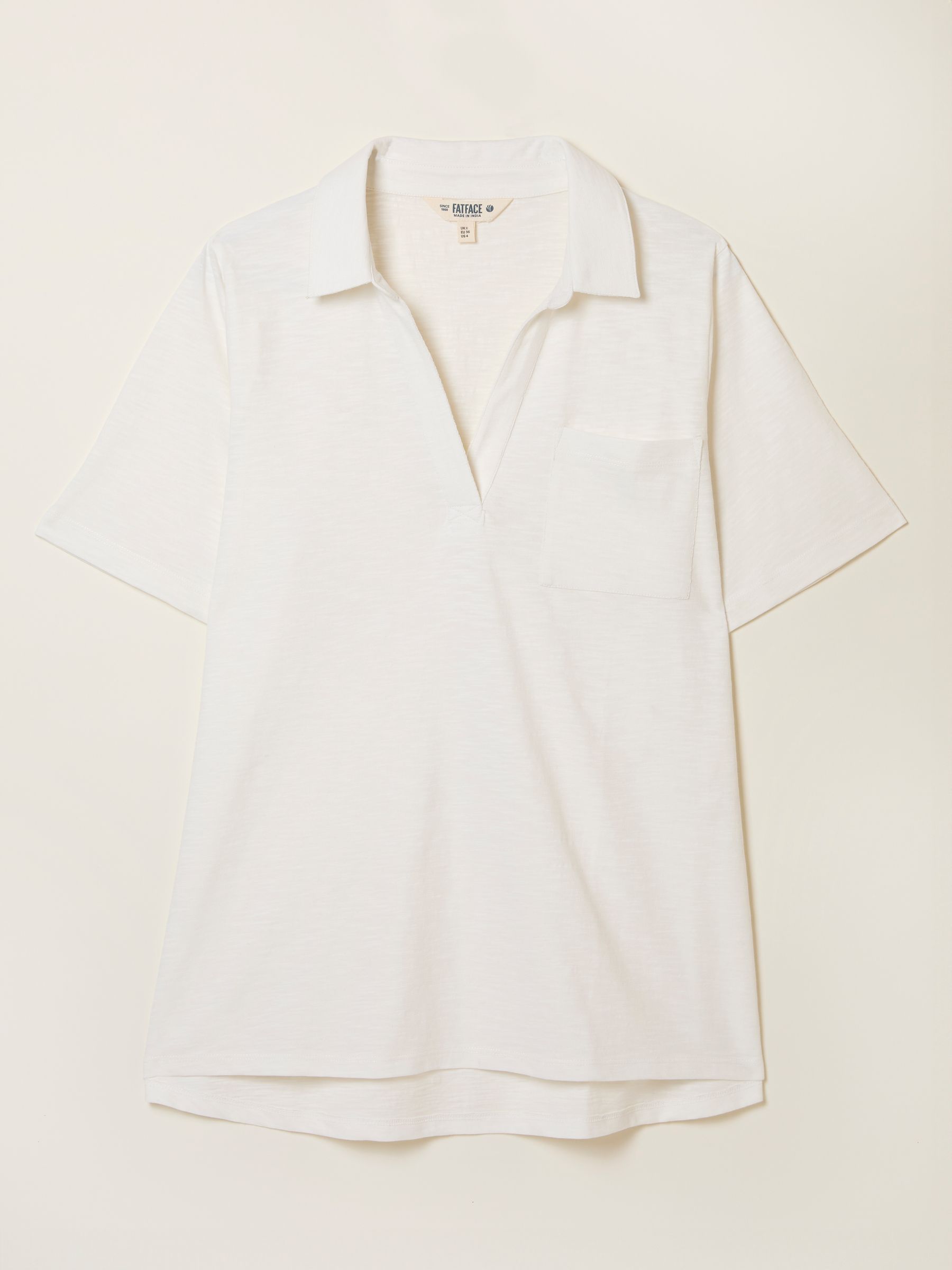 Paige White Short Sleeve Jersey Shirt - Image 6 of 6