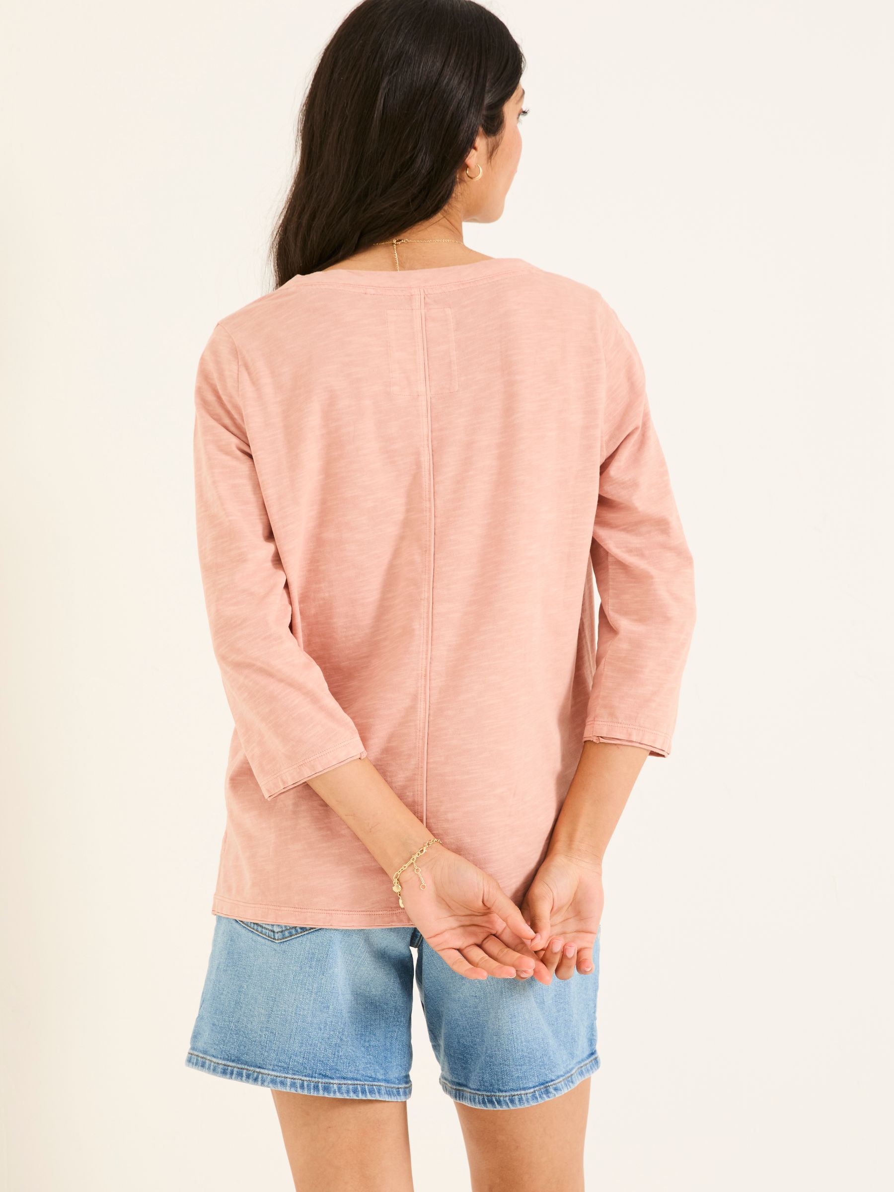 Aster Pink 3/4 Sleeve T-Shirt - Image 2 of 5