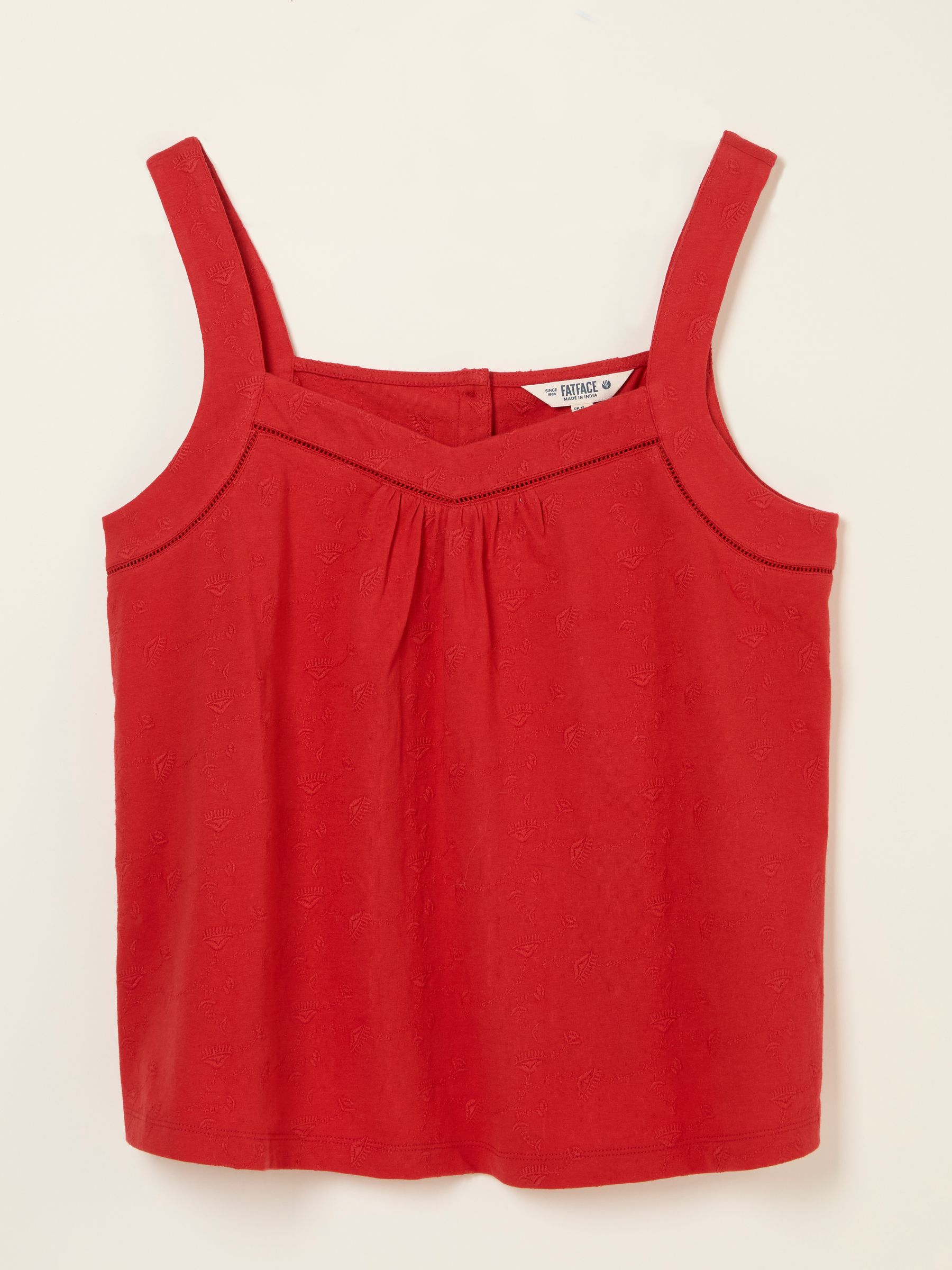 Carly Red Cami Top - Image 2 of 2