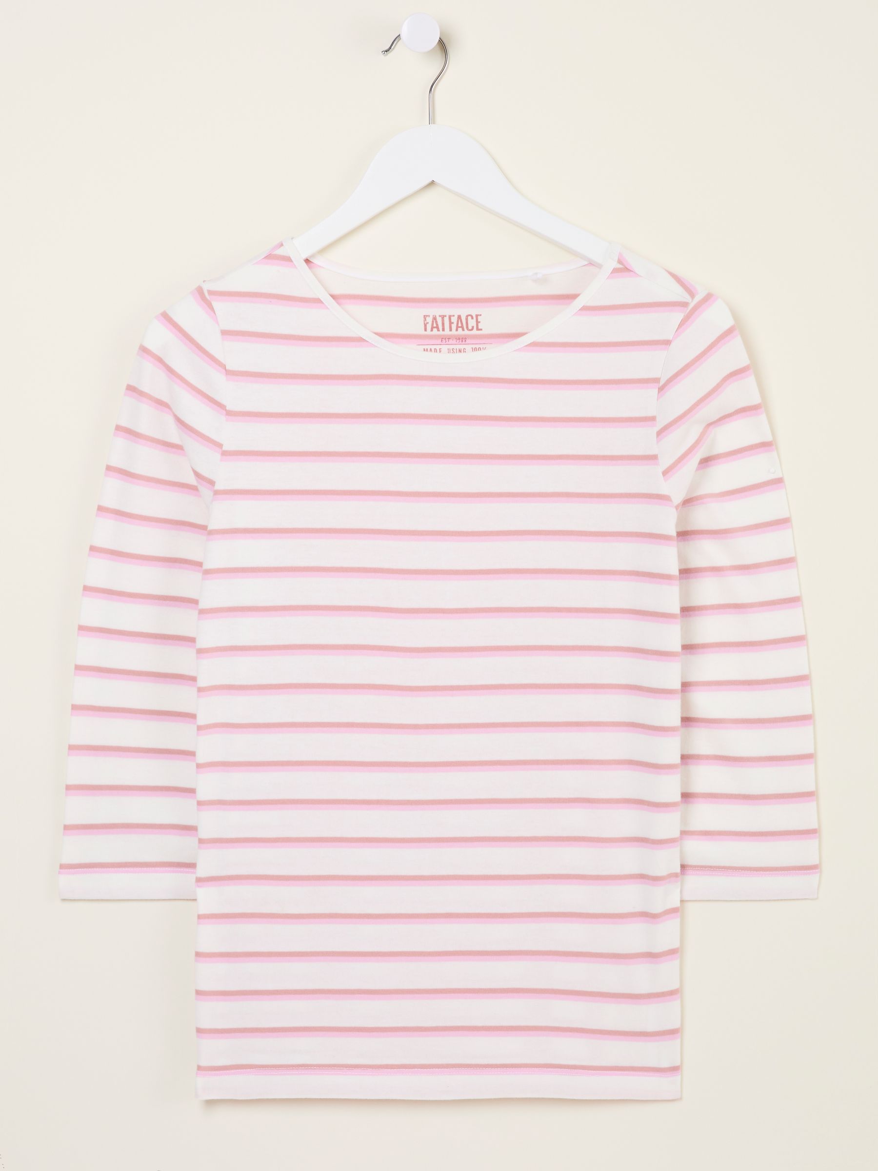 Breton Light Pink 100% Cotton 3/4 Sleeve T-Shirt - Image 5 of 5