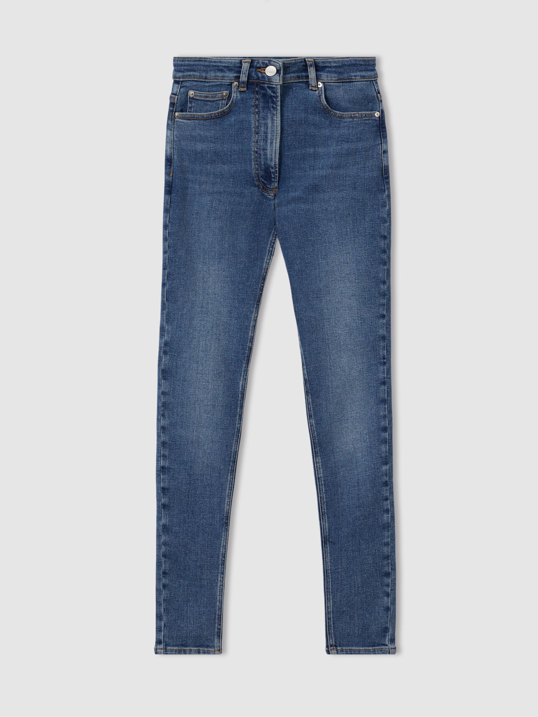 Skinny Jeans in Mid Blue - Image 2 of 7