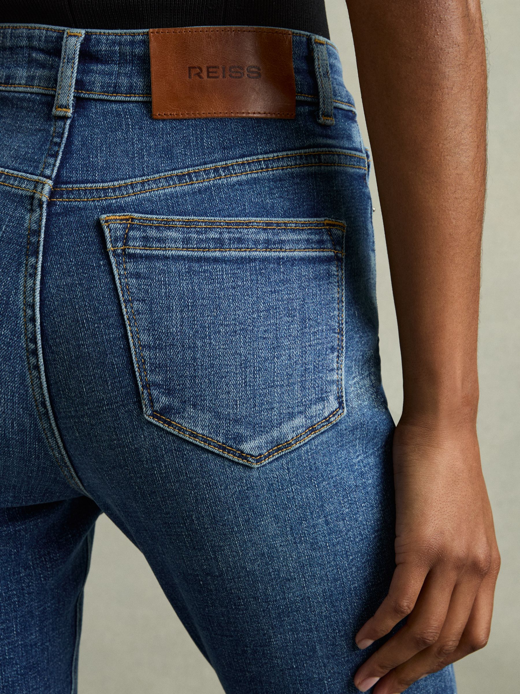 Skinny Jeans in Mid Blue - Image 3 of 7