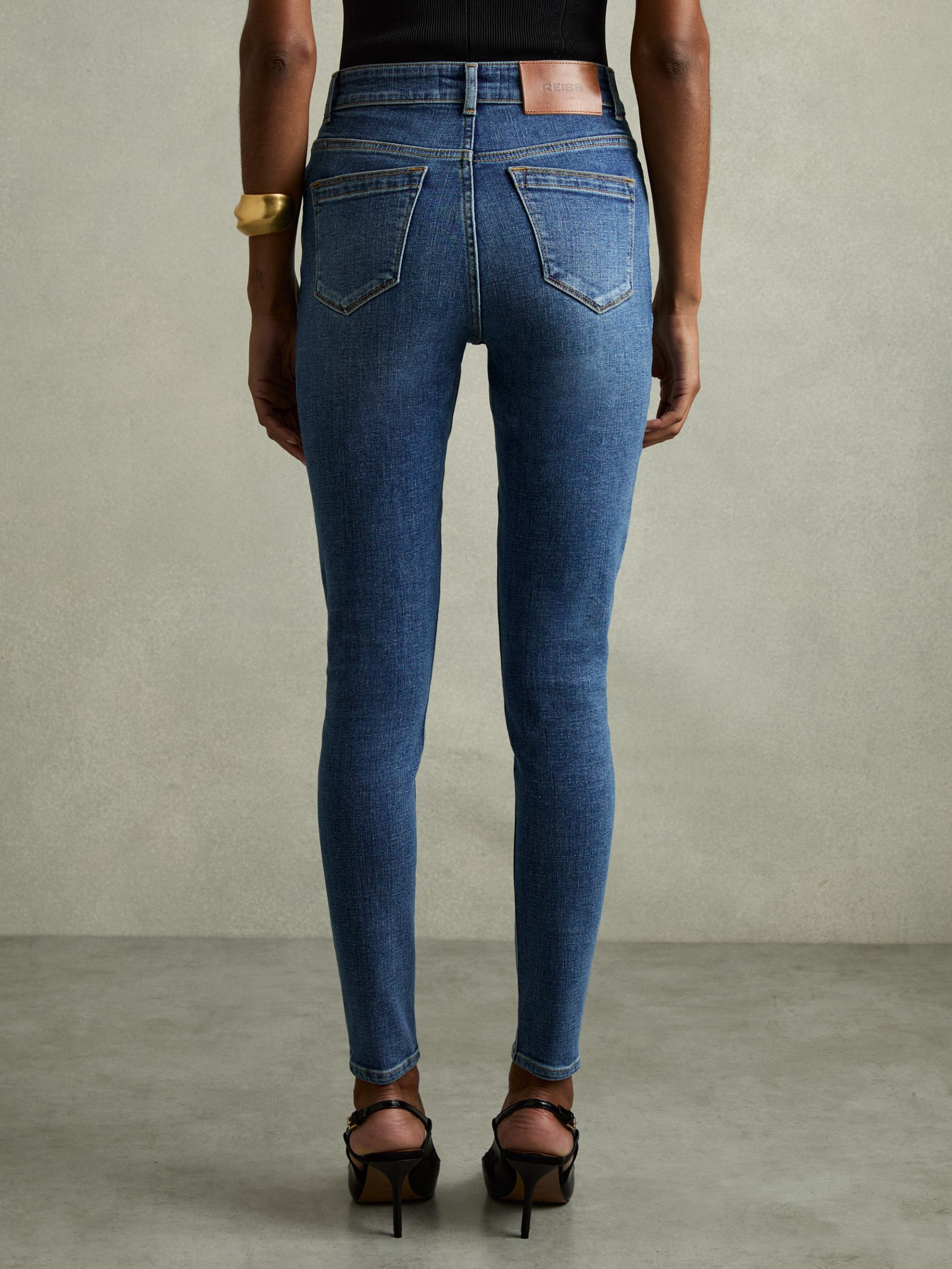 Skinny Jeans in Mid Blue - Image 6 of 7