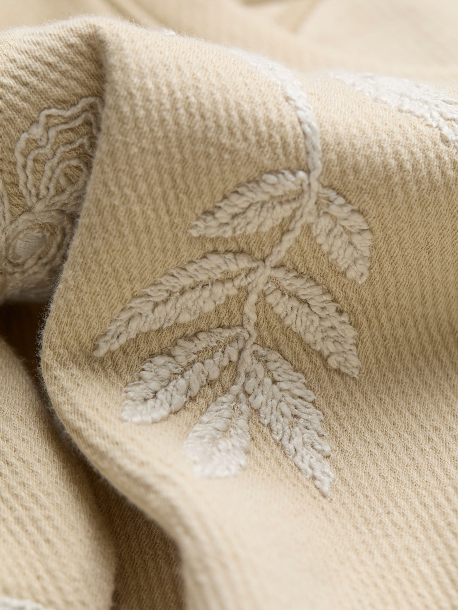 Ellie Natural Embroidered Crew Sweatshirt - Image 6 of 6