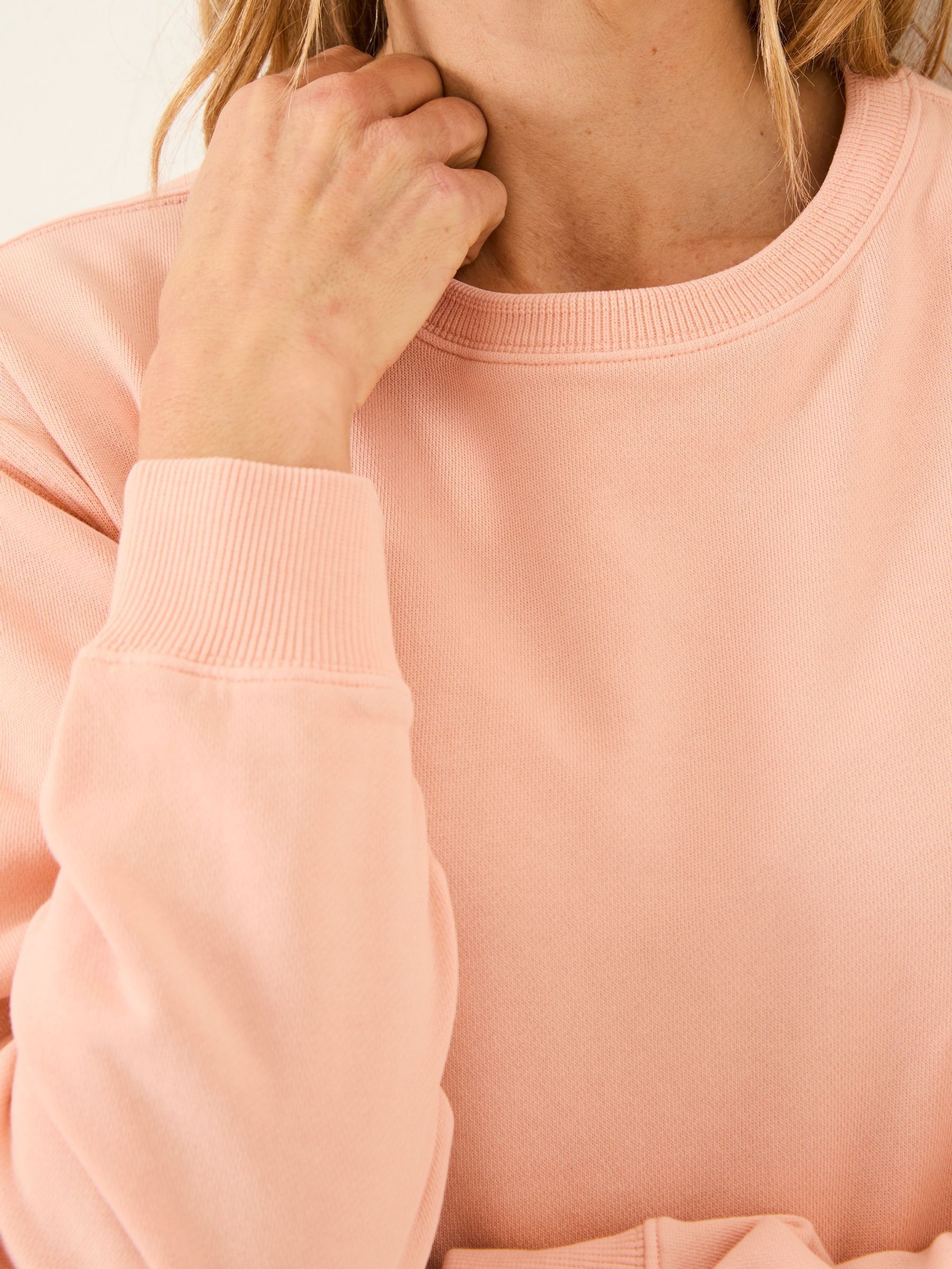 Georgia Coral Pink Crew Sweatshirt - Image 4 of 10