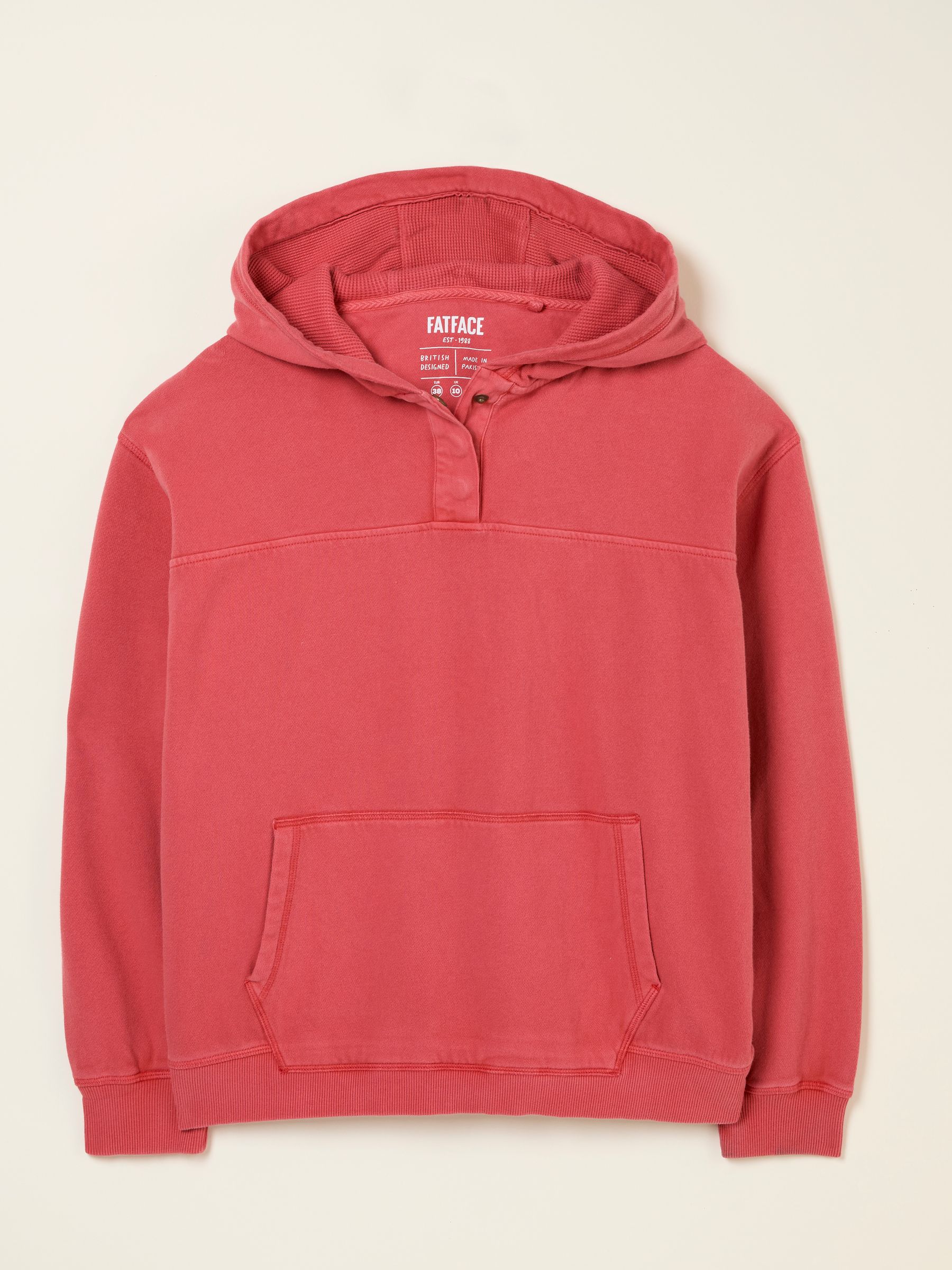 Bex Rust Red Bex Overhead 100% Cotton Hoodie - Image 5 of 5