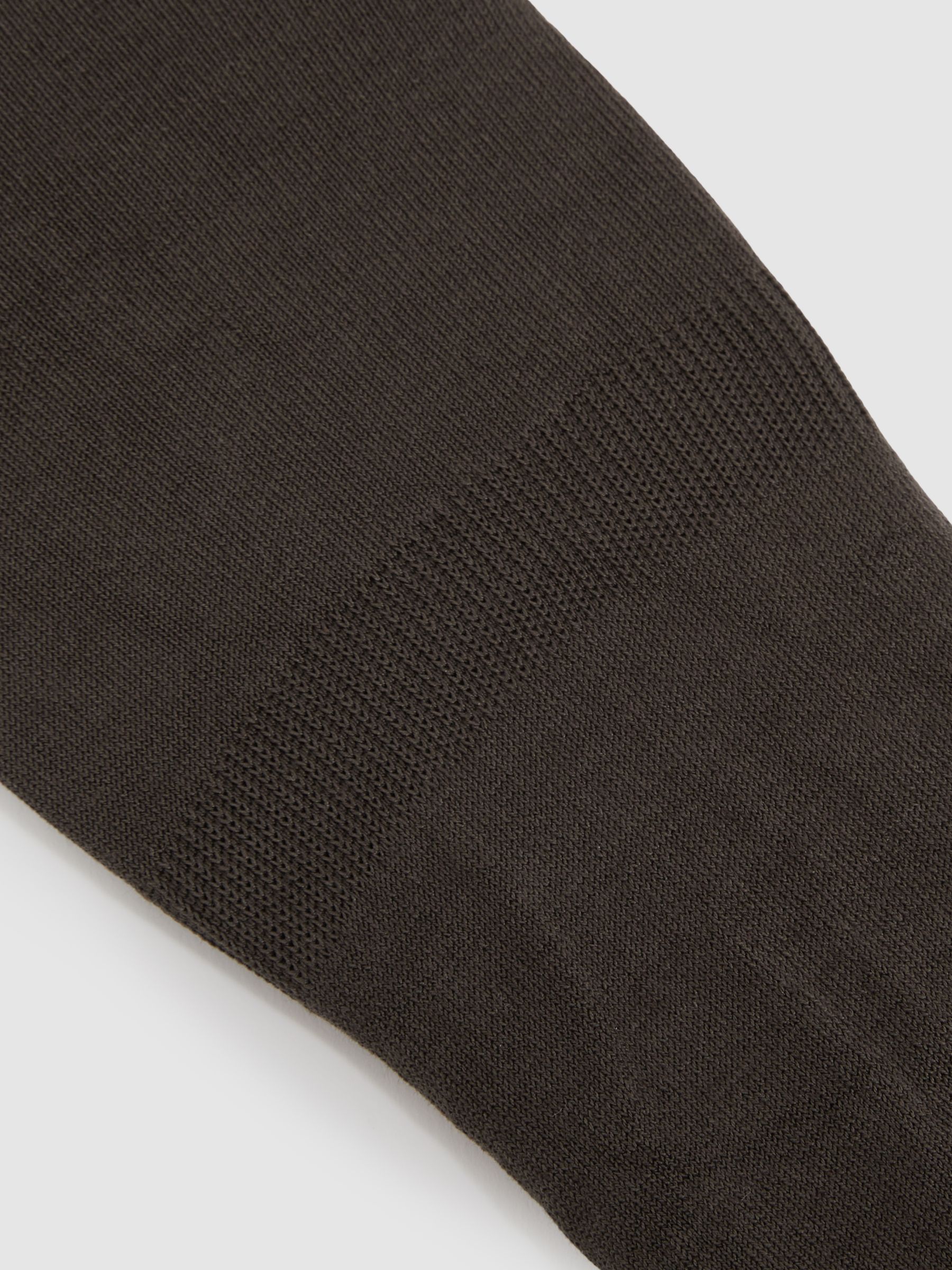 Cotton-Blend Loafer Socks in Chocolate - Image 3 of 3
