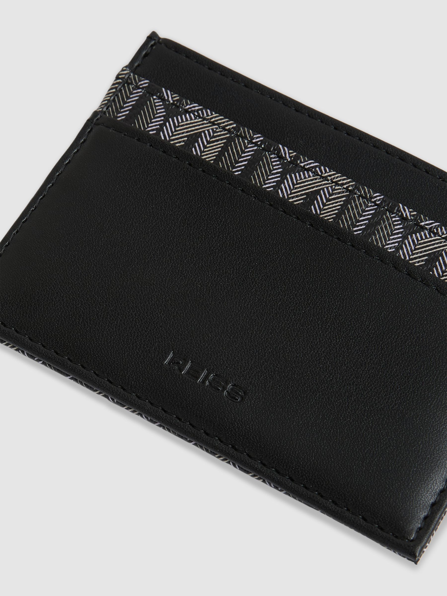 Monogram Canvas Card Holder in Grey Multi - Image 2 of 3