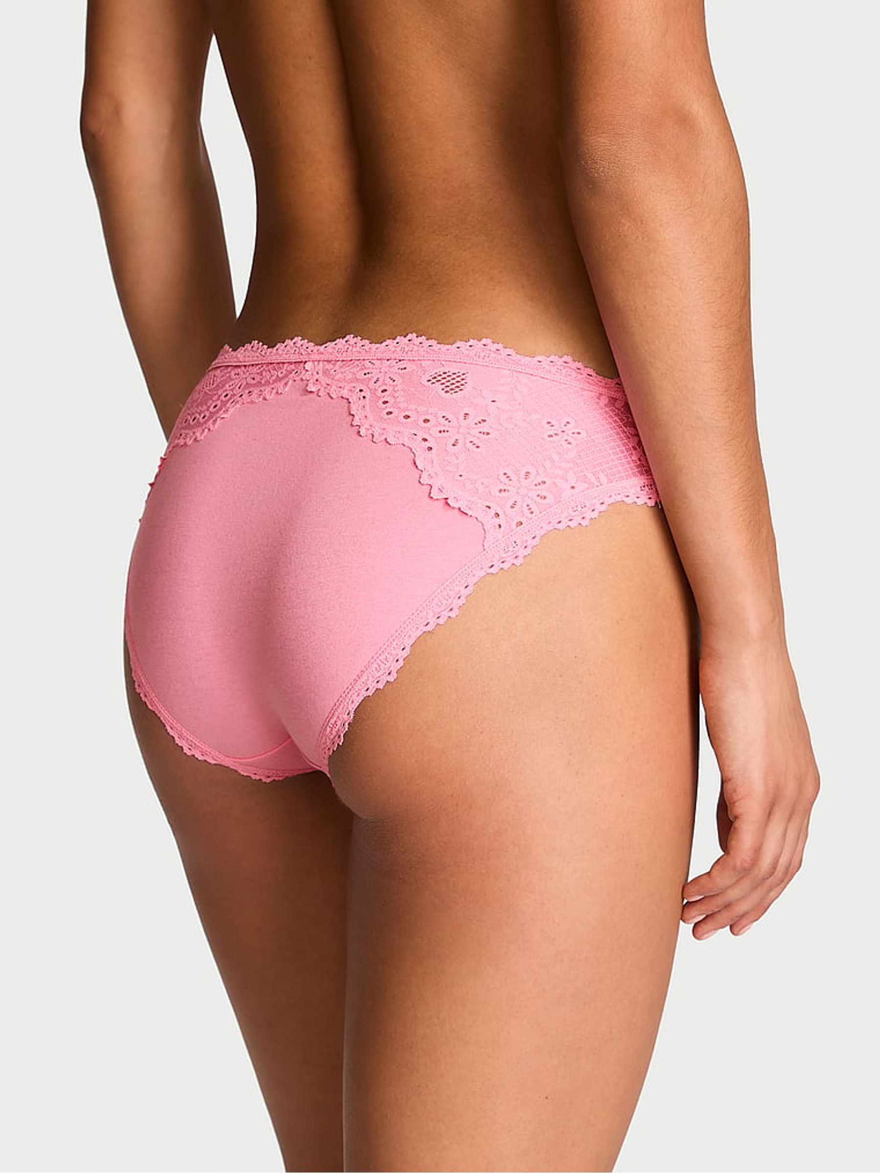 Pink Hope Bikini Heart Knickers - Image 2 of 3