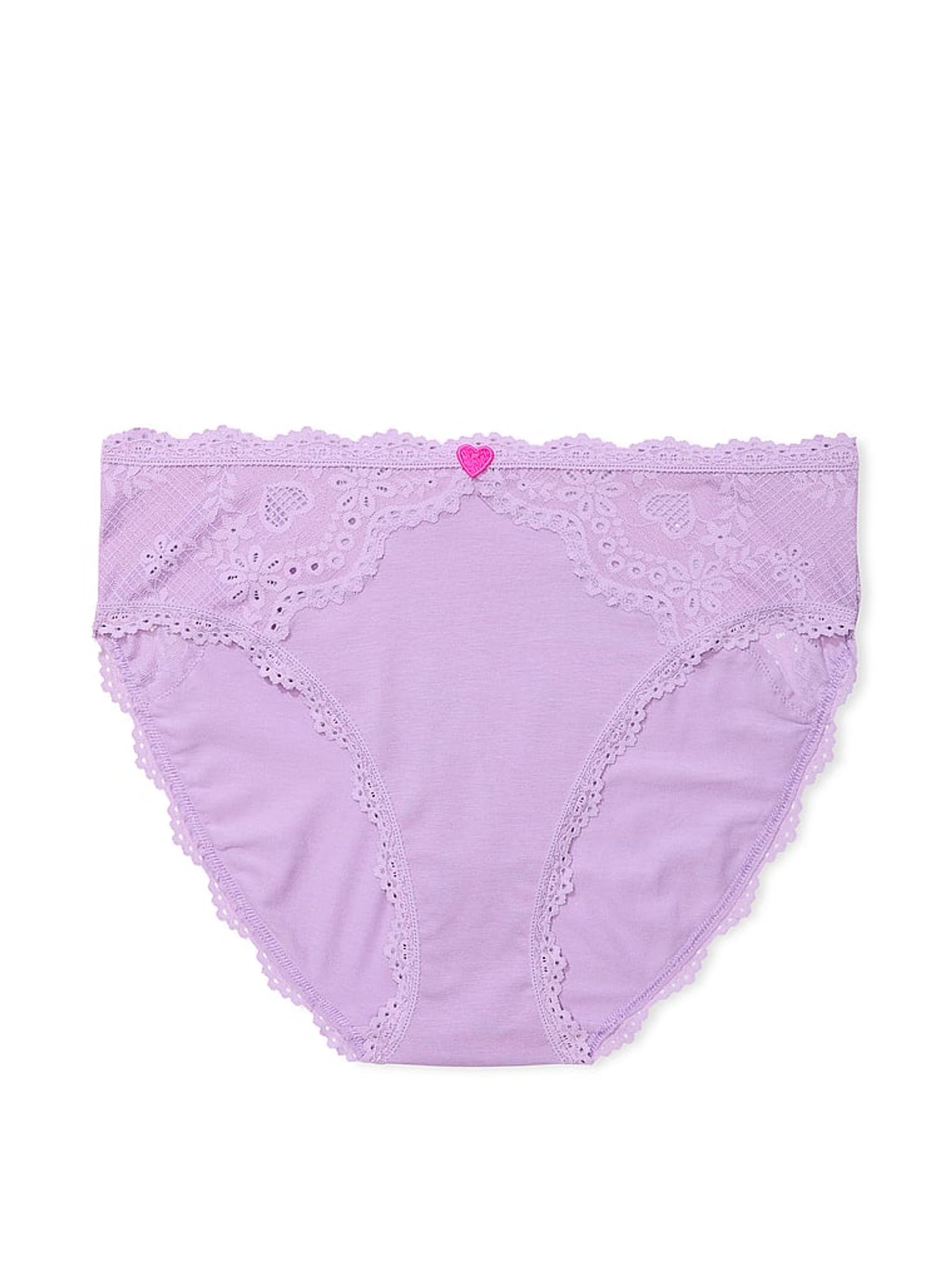 Charmed Violet Purple Brief Heart Knickers - Image 1 of 1