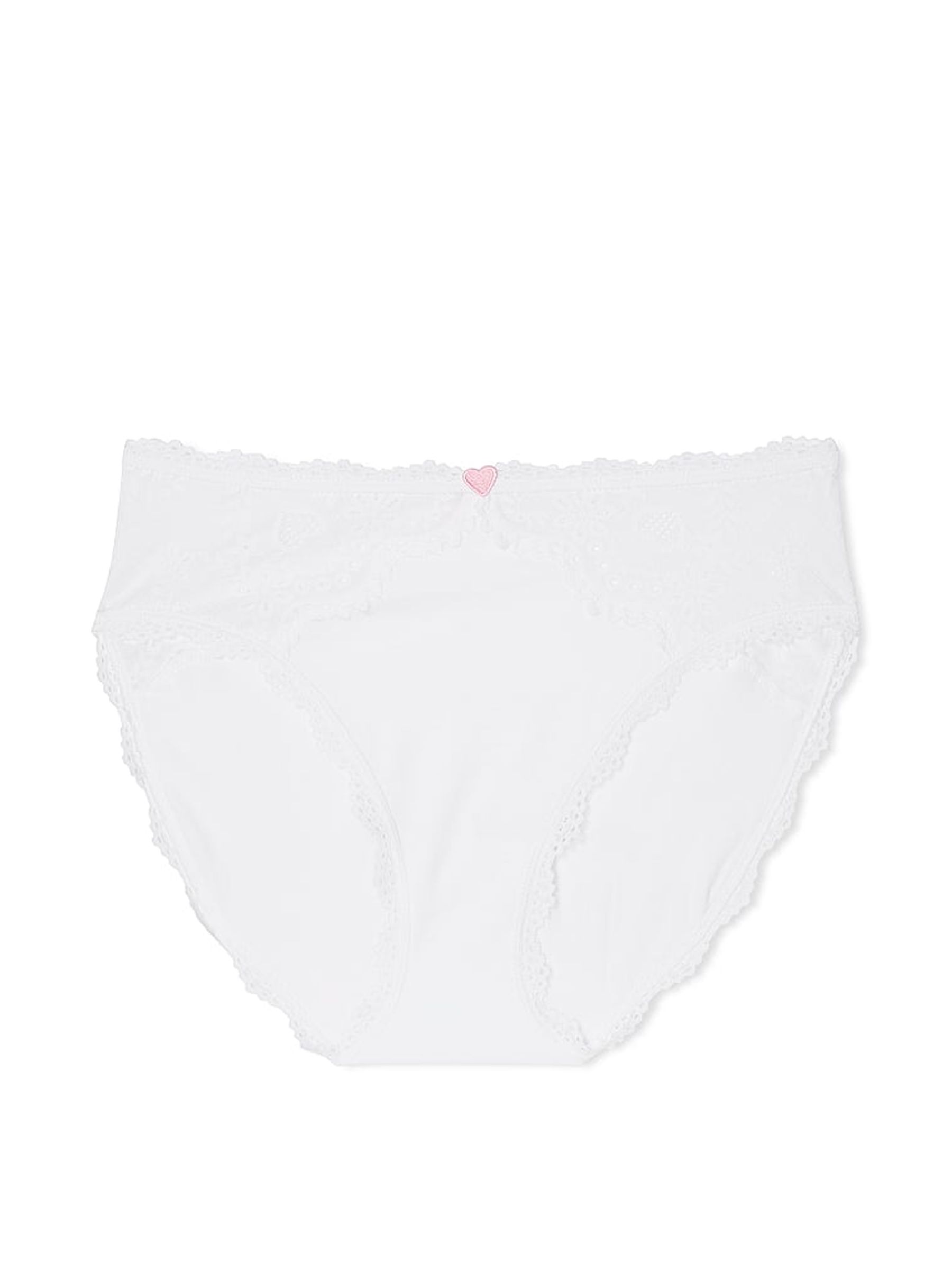 White Brief Heart Knickers - Image 3 of 3