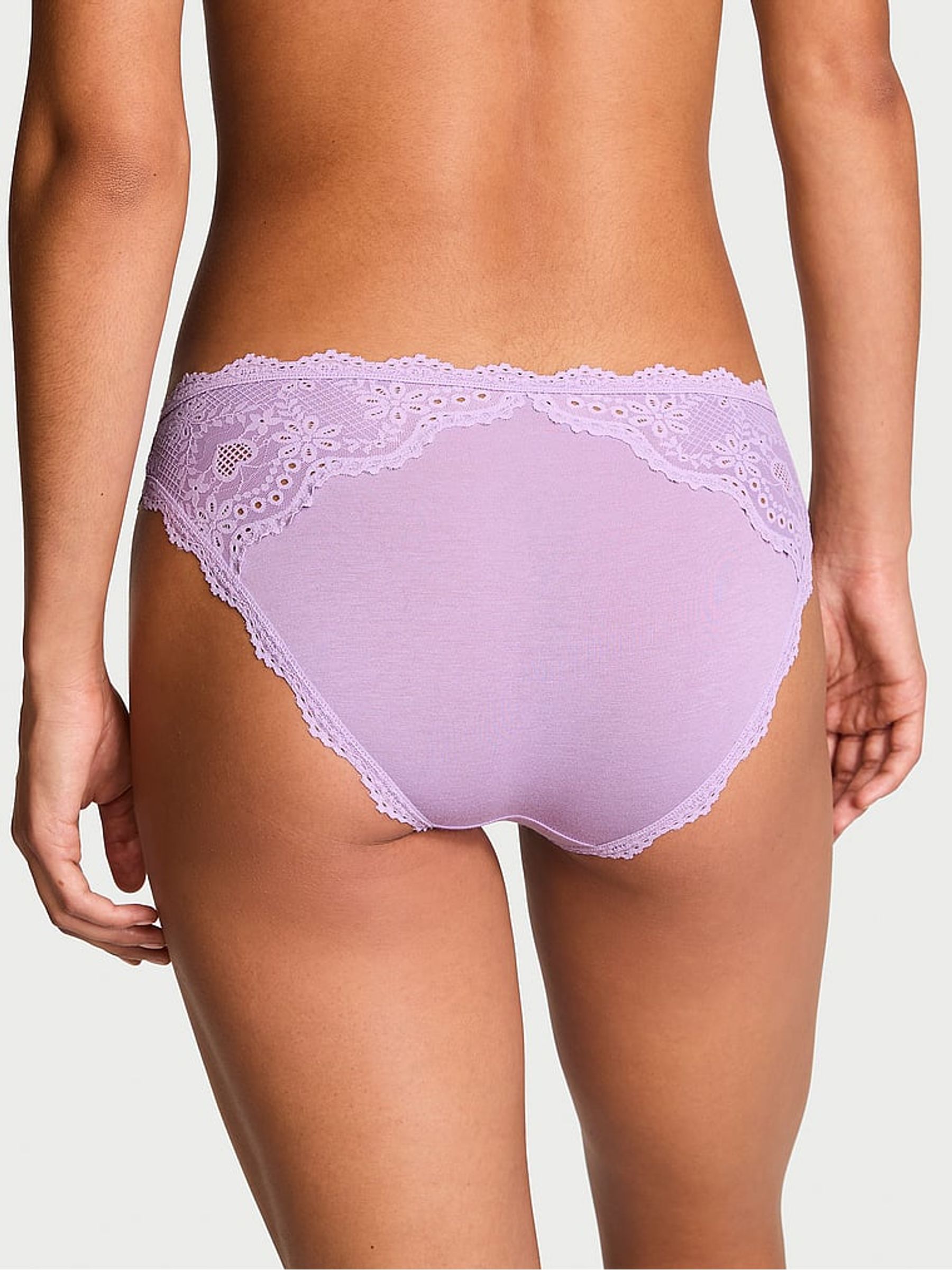 Charmed Violet Purple Bikini Heart Knickers - Image 2 of 3