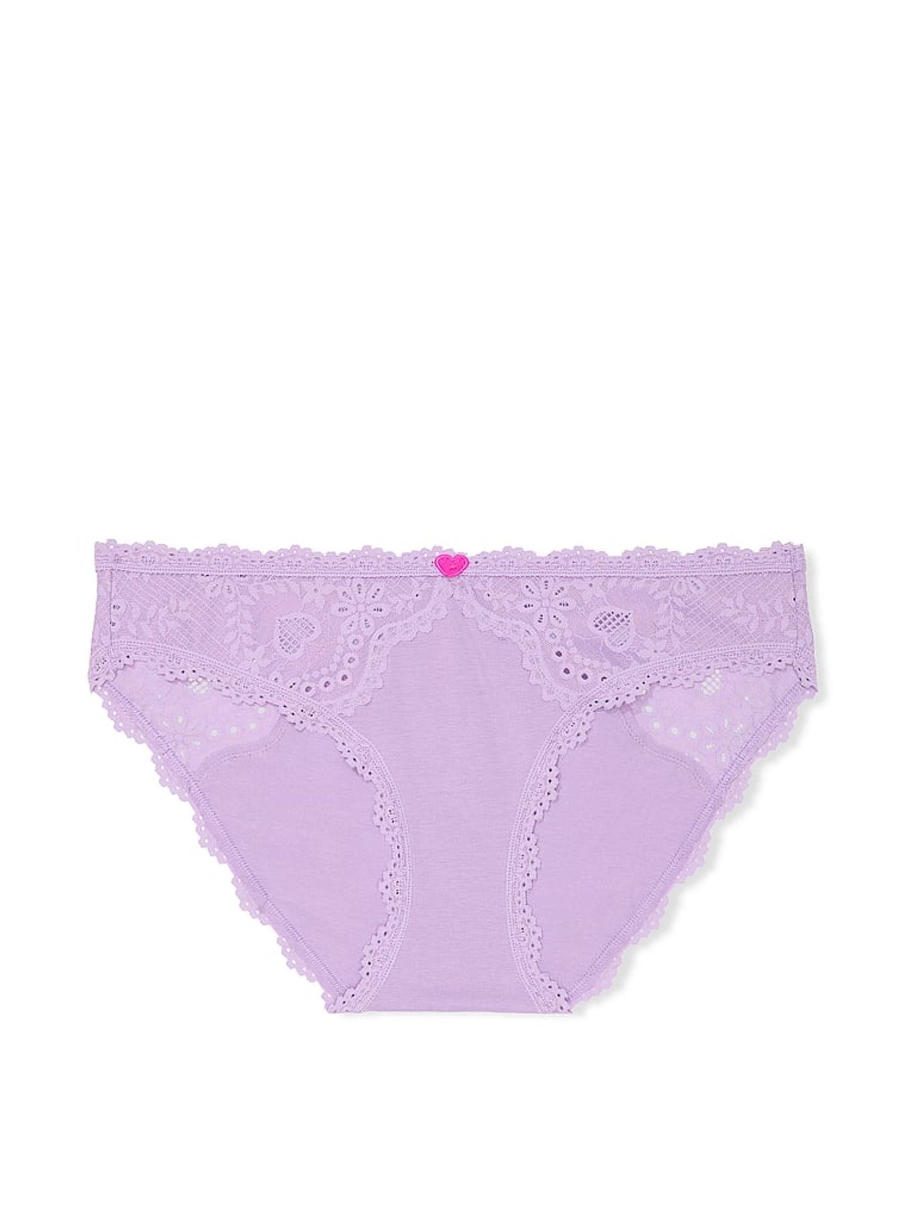 Charmed Violet Purple Bikini Heart Knickers - Image 3 of 3