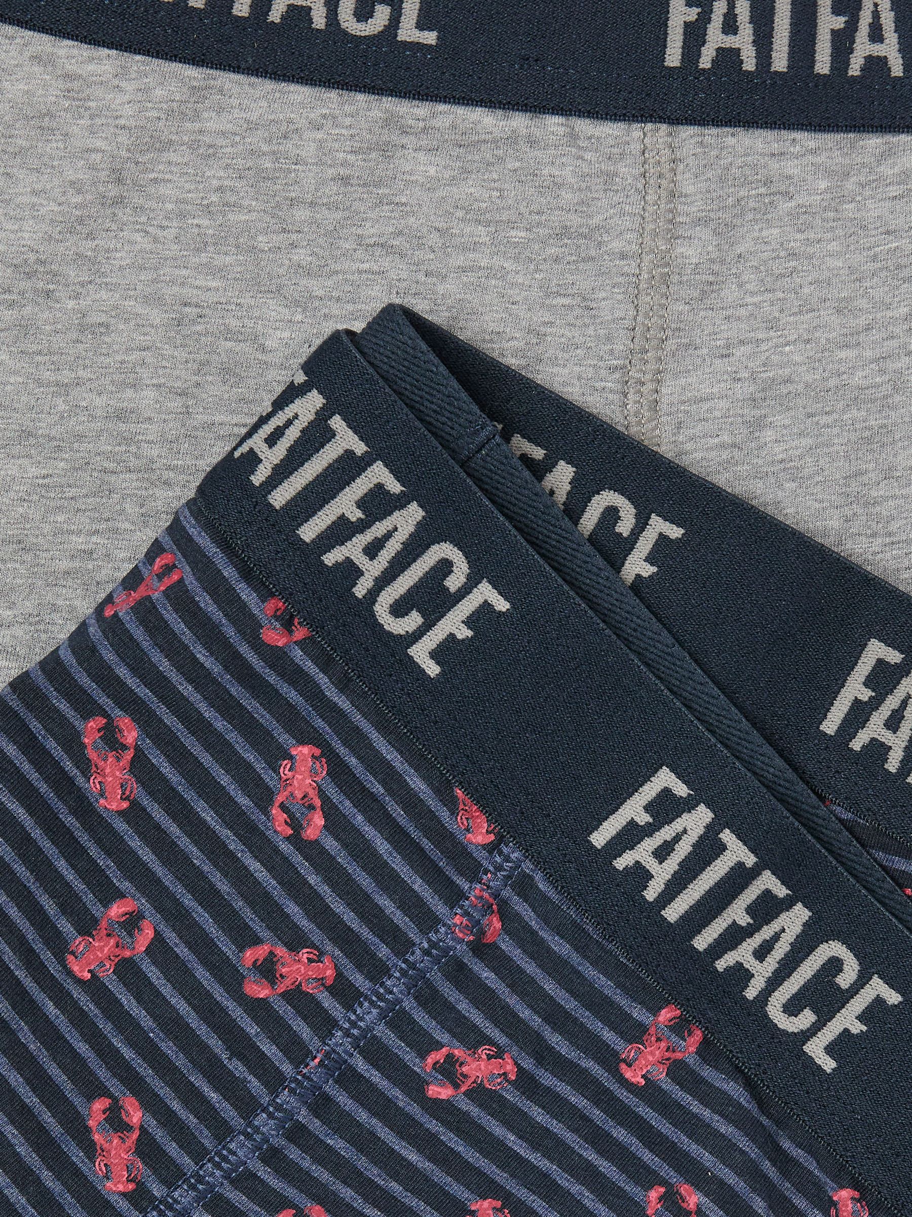 Grey & Navy Lobster Classic Boxers 2 Pack - Image 2 of 2