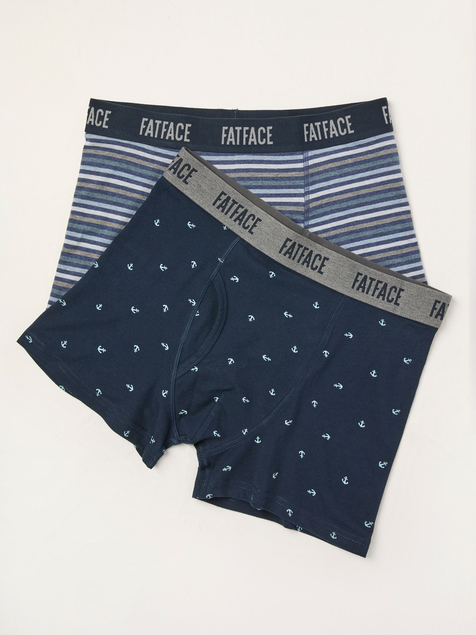 Blue Anchor Boxers 2 Pack - Image 1 of 2