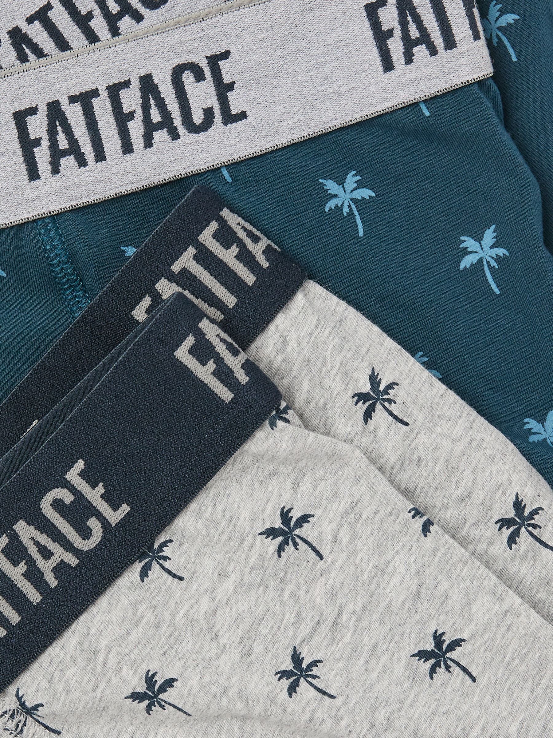 Teal Blue 2 PAIRS OF PALM TREE BOXERS - Image 2 of 2