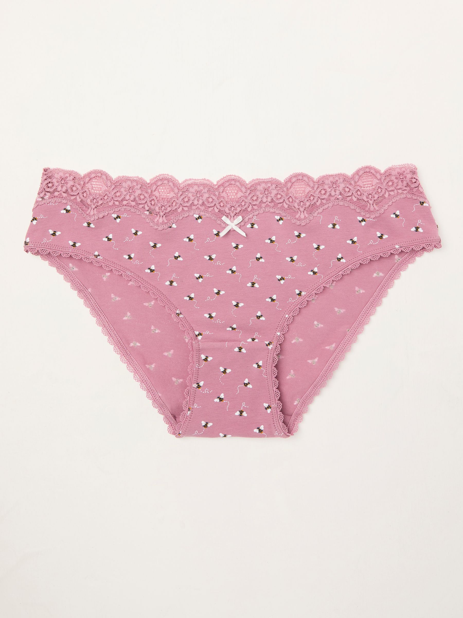 Purple BEE STRIPE KNICKERS - Image 1 of 2