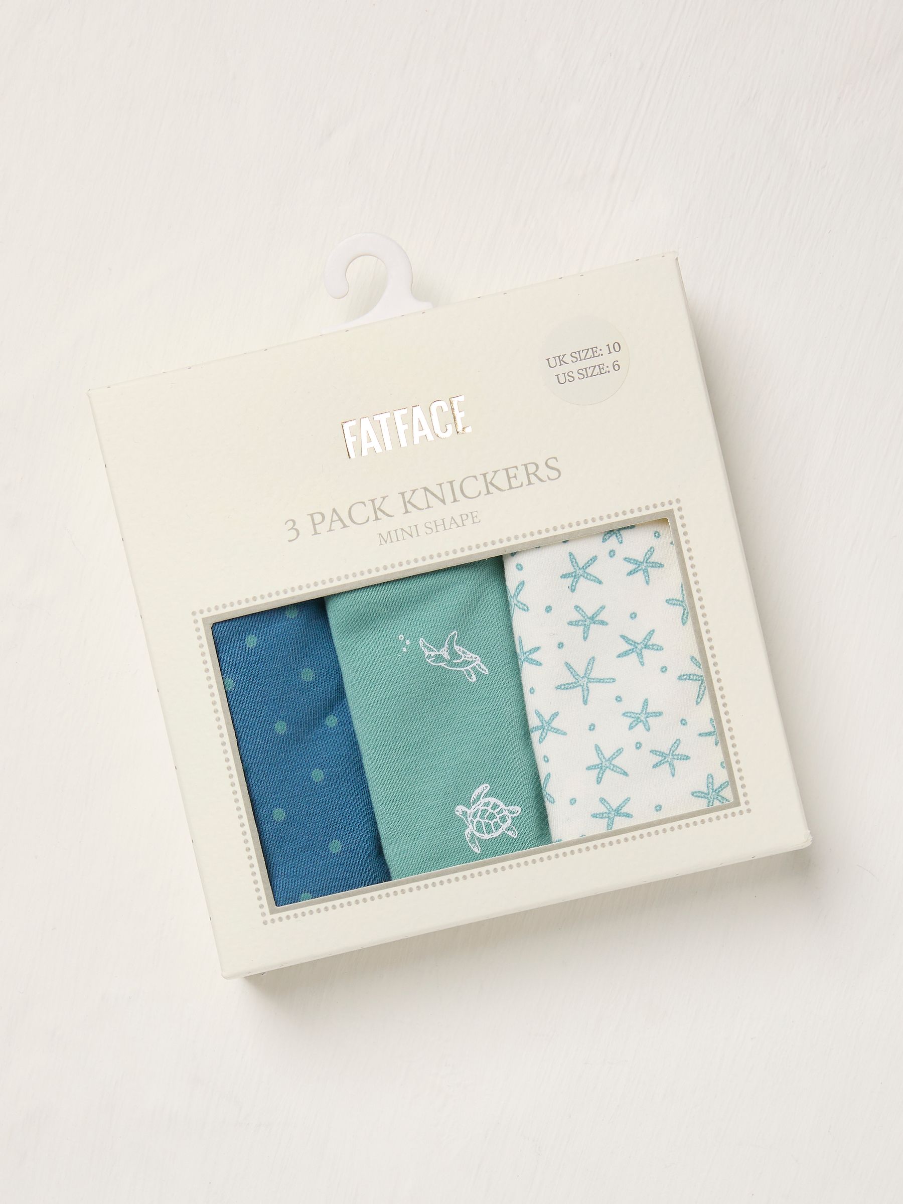 White Turtle 3 Pack Knickers - Image 2 of 2