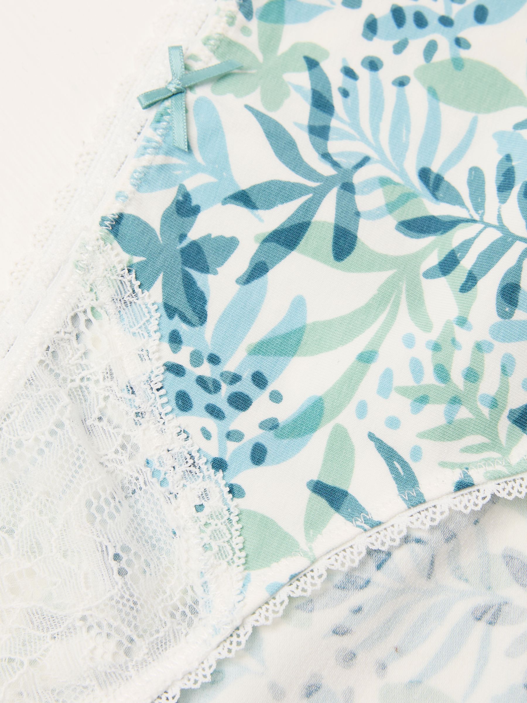Green Leaf Print Knickers - Image 2 of 2