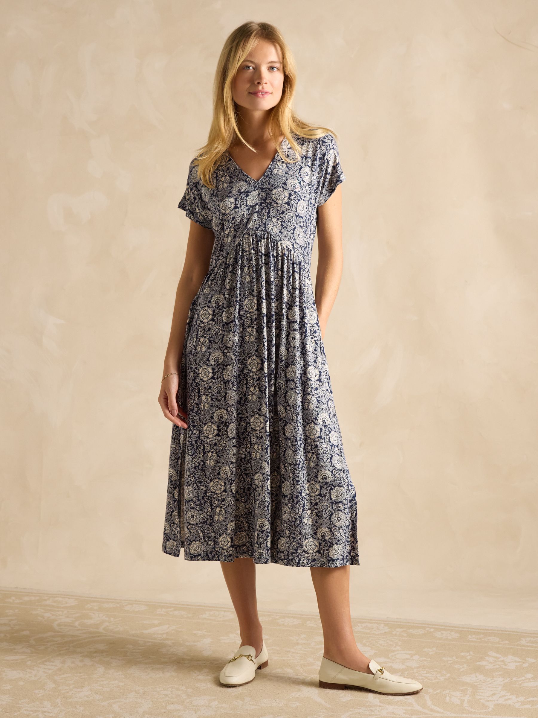 Nia Multi V-Neck Dress - Image 7 of 7