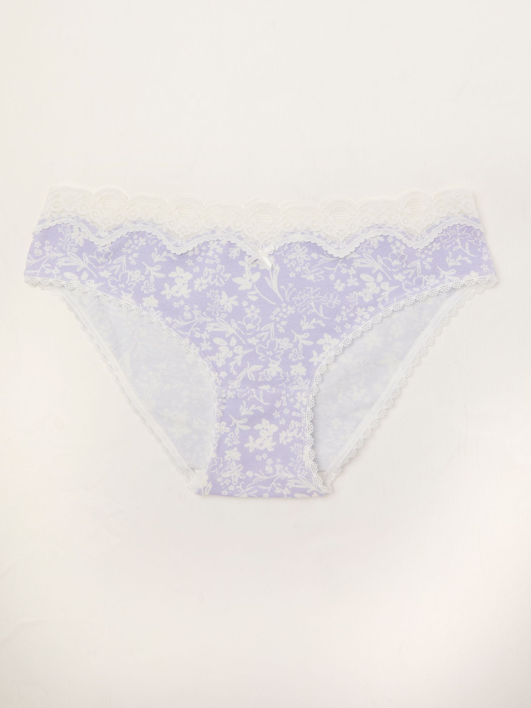 Lilac Purple Floral Knickers - Image 1 of 2