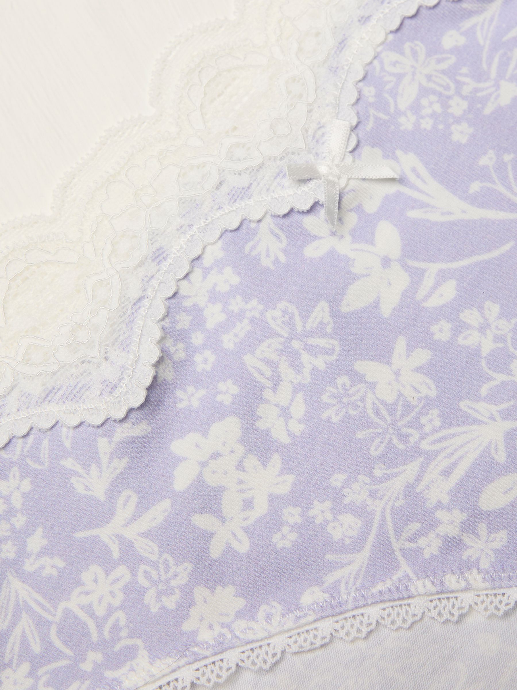 Lilac Purple Floral Knickers - Image 2 of 2