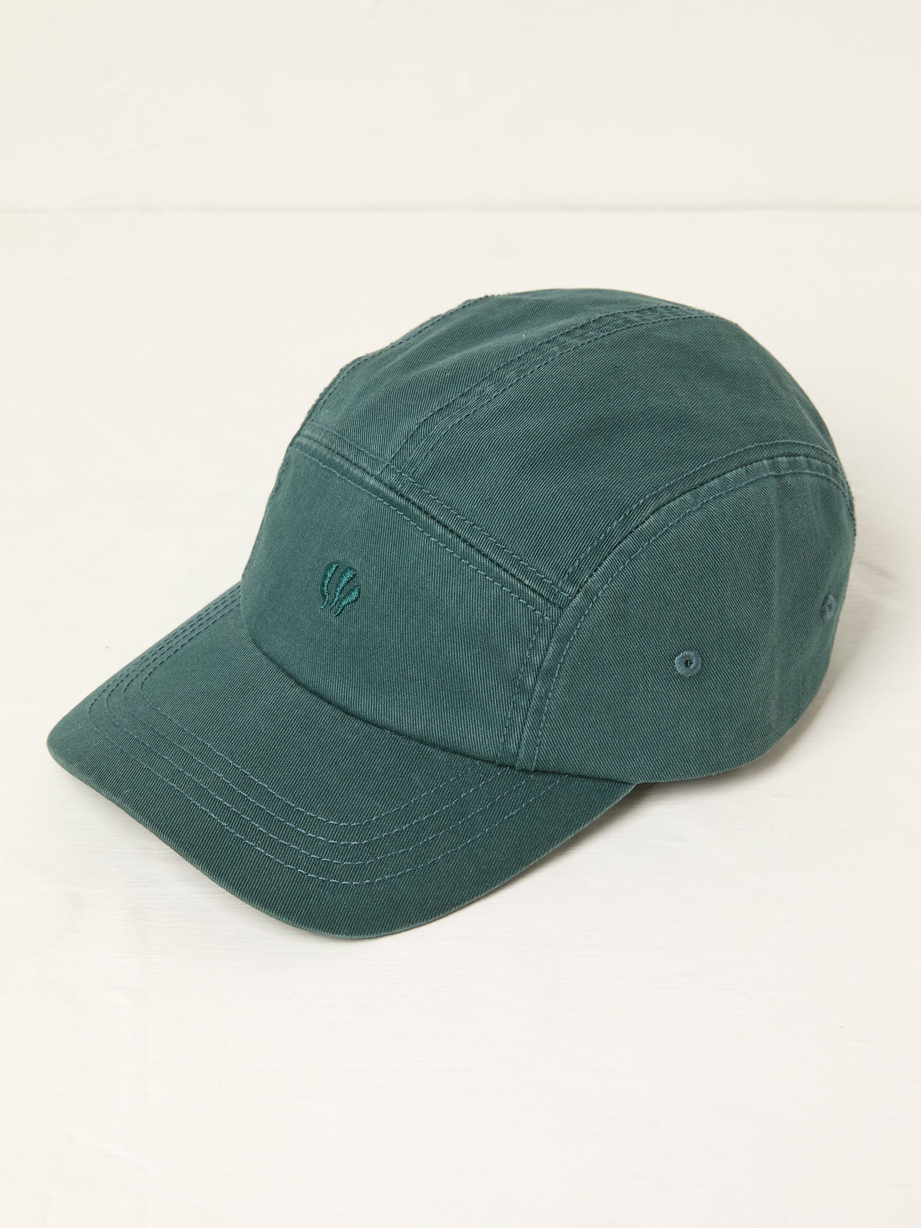 Teal Blue 5 Panel Cap - Image 1 of 2