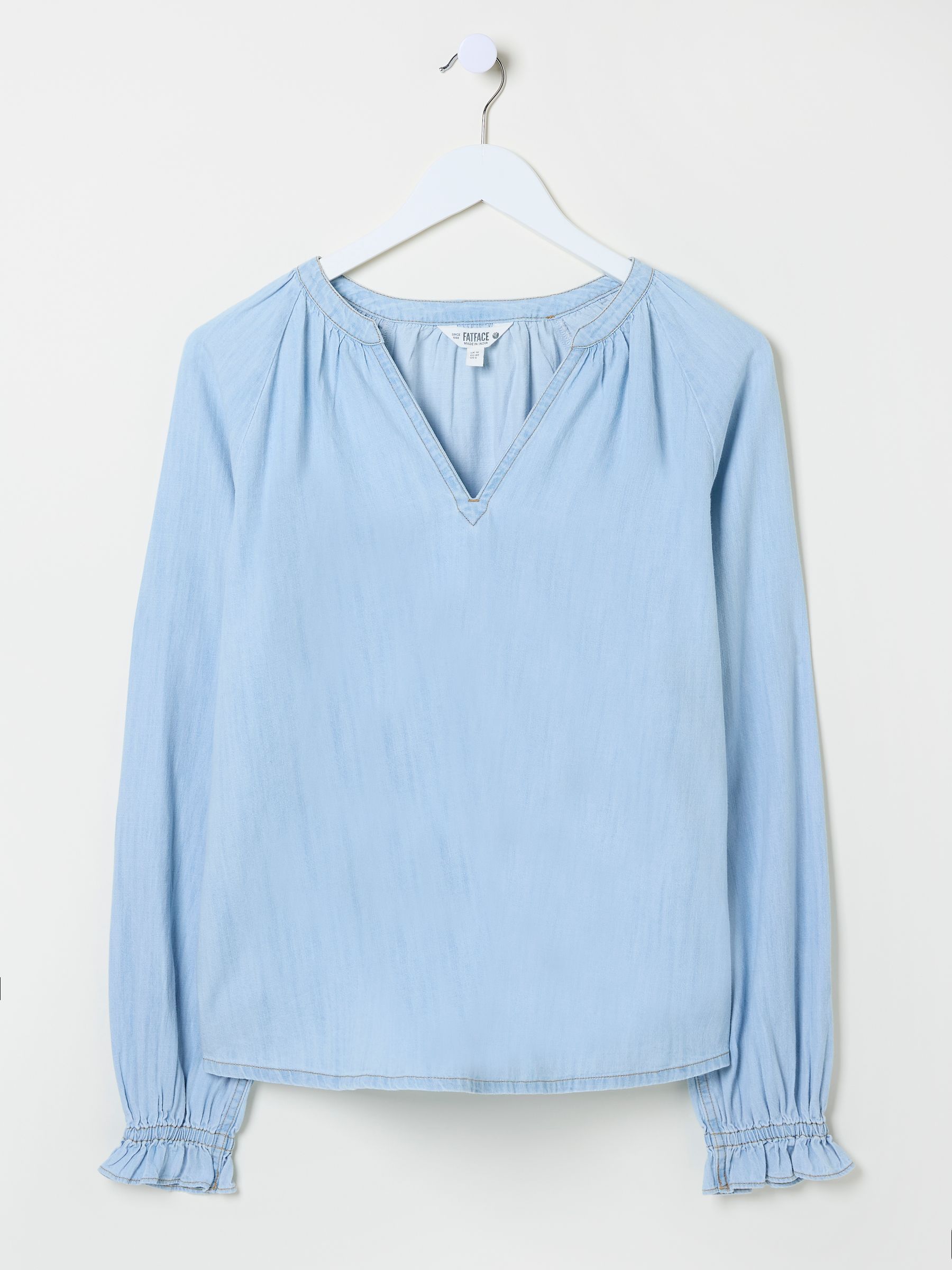 Pacey Light Blue Denim Blouse - Image 5 of 5