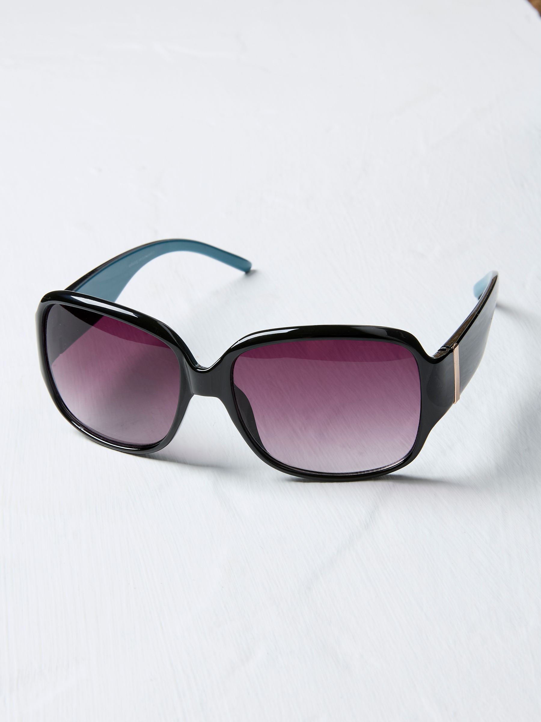 Black Olivia Oversized Sunglasses - Image 2 of 2