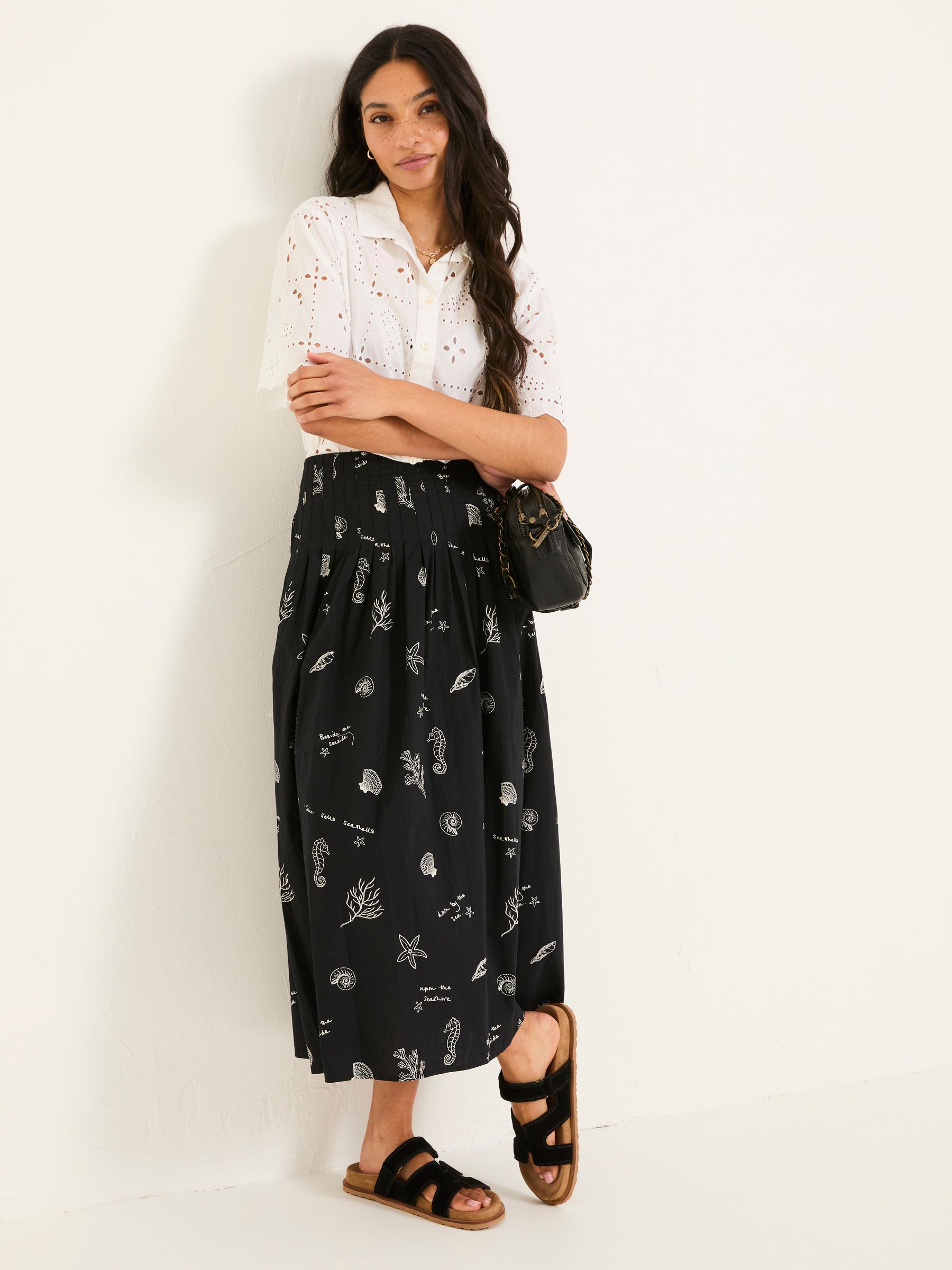 Pip Printed Midi Skirt