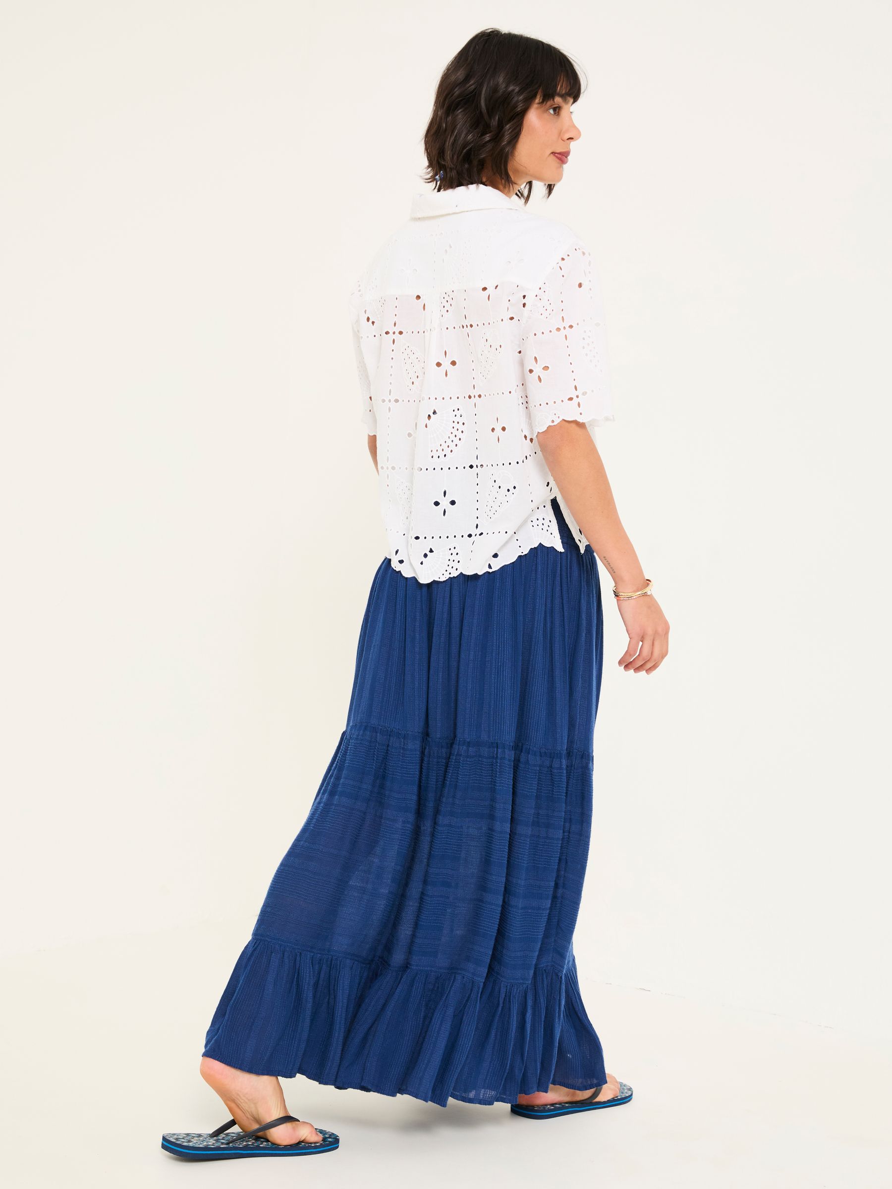 Rhea Blue Beachwear Maxi - Image 2 of 5