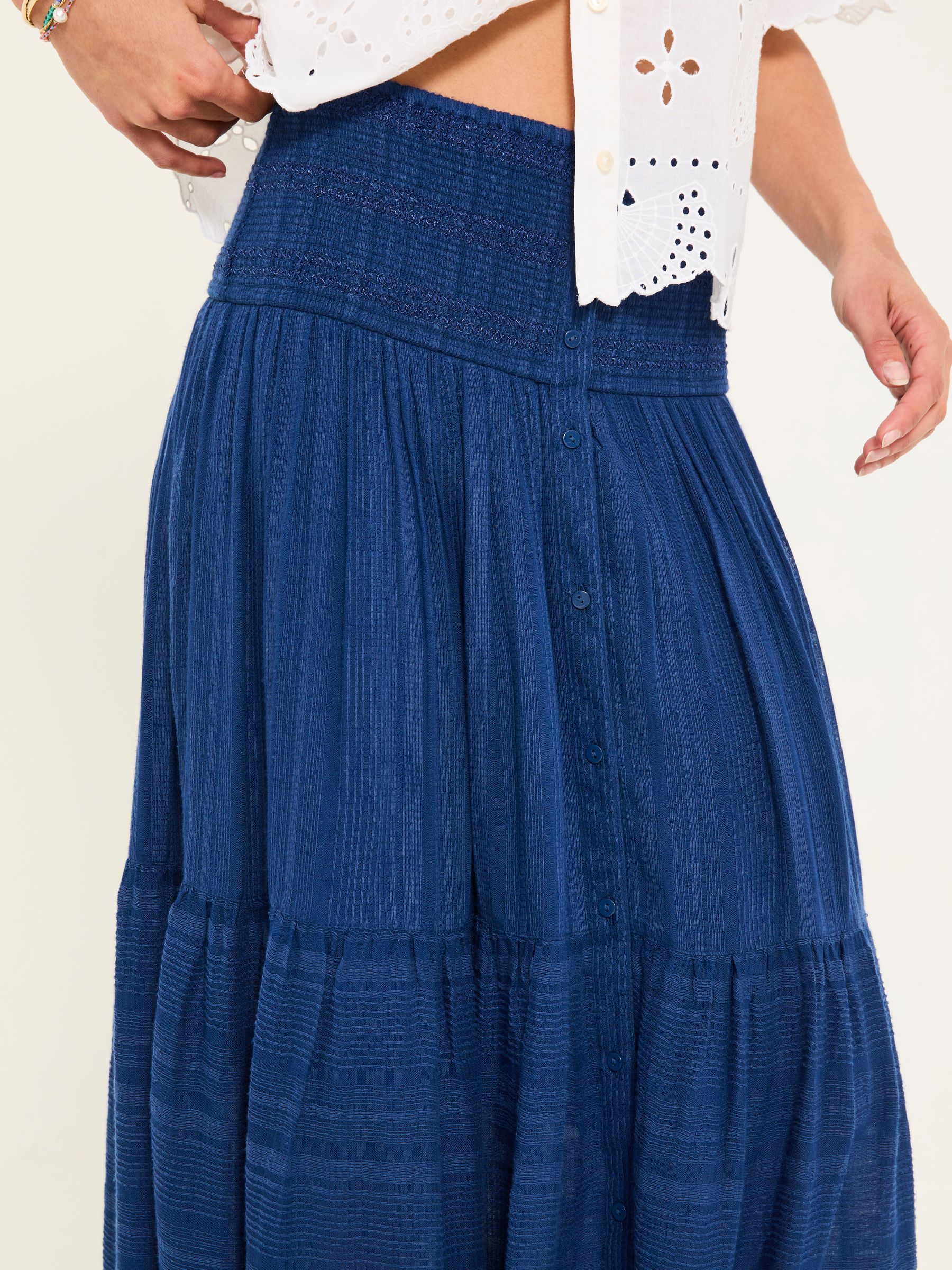 Rhea Blue Beachwear Maxi - Image 4 of 5