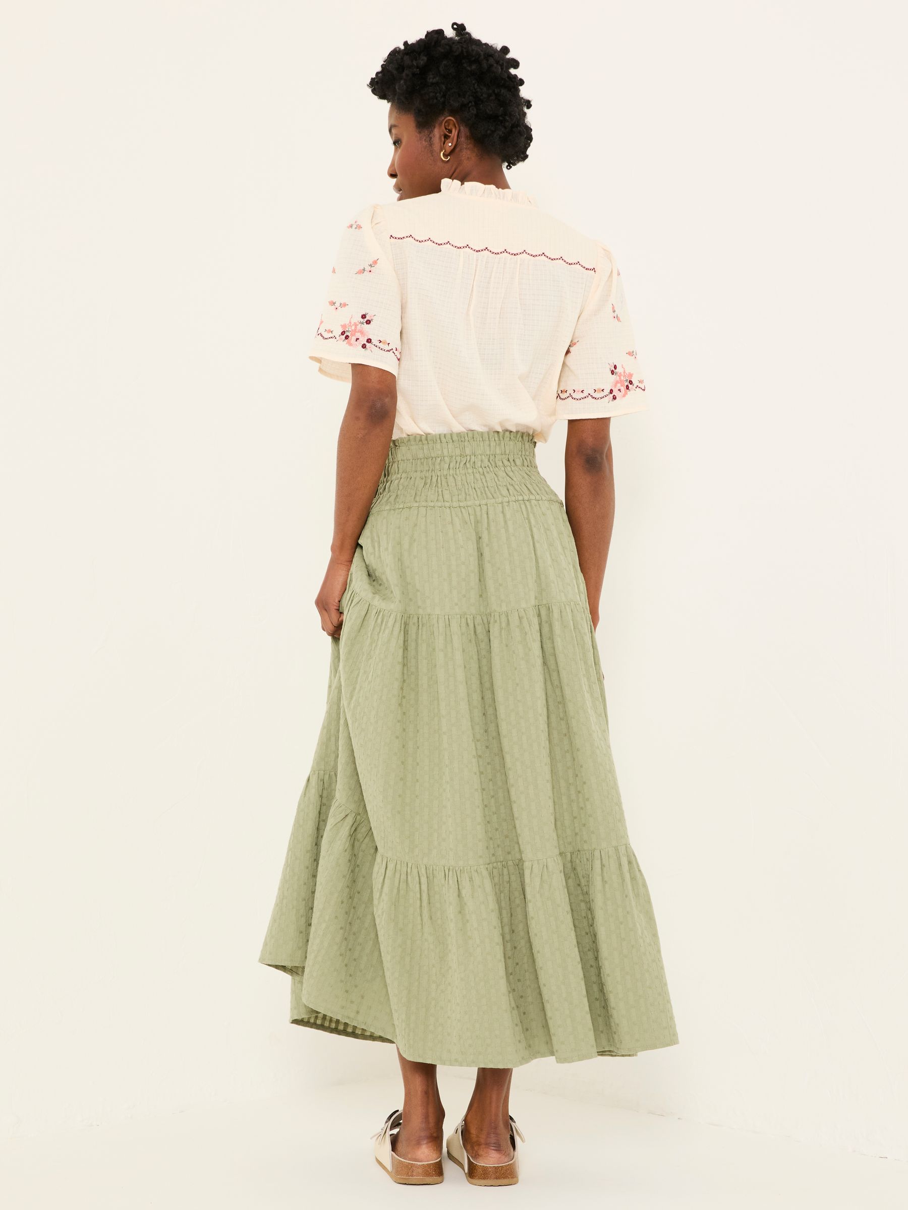 Green Beeble Billi Midi Skirt - Image 3 of 7