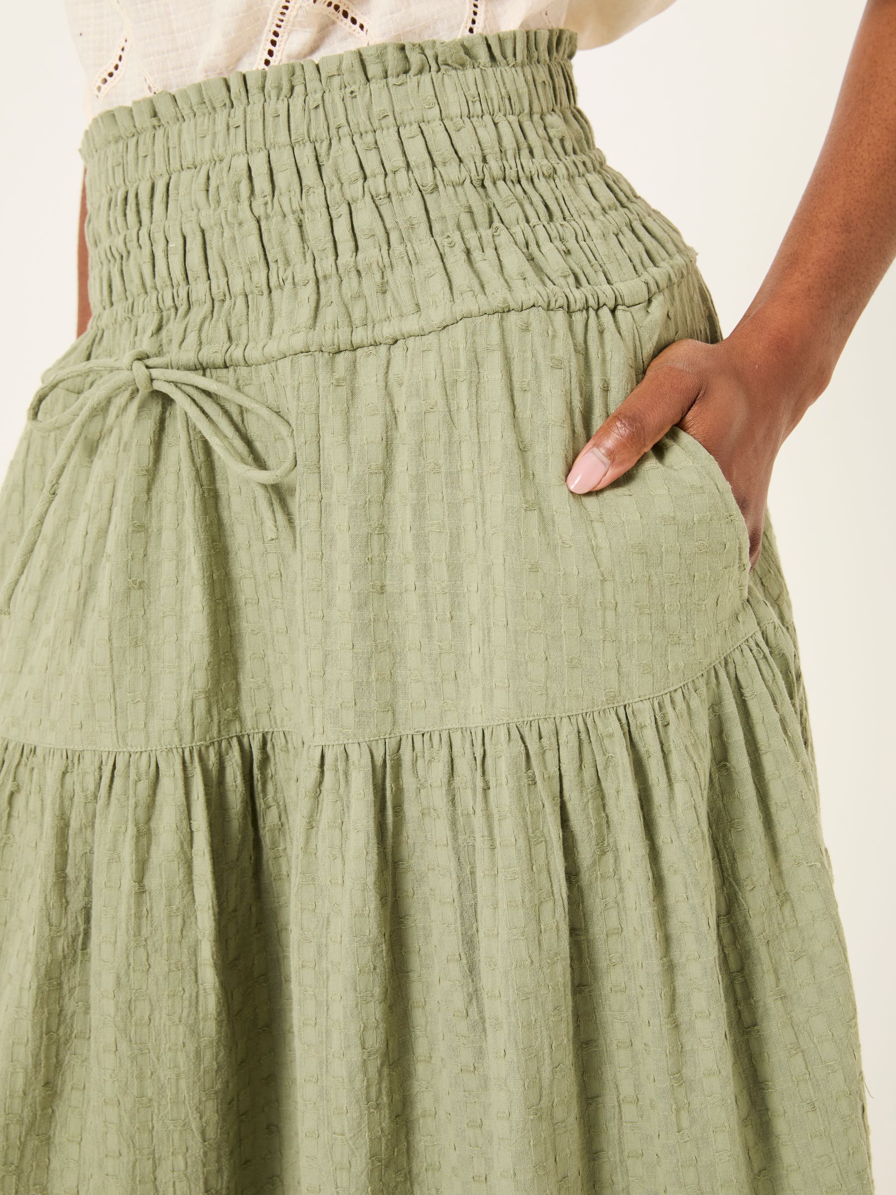 Green Beeble Billi Midi Skirt - Image 6 of 7