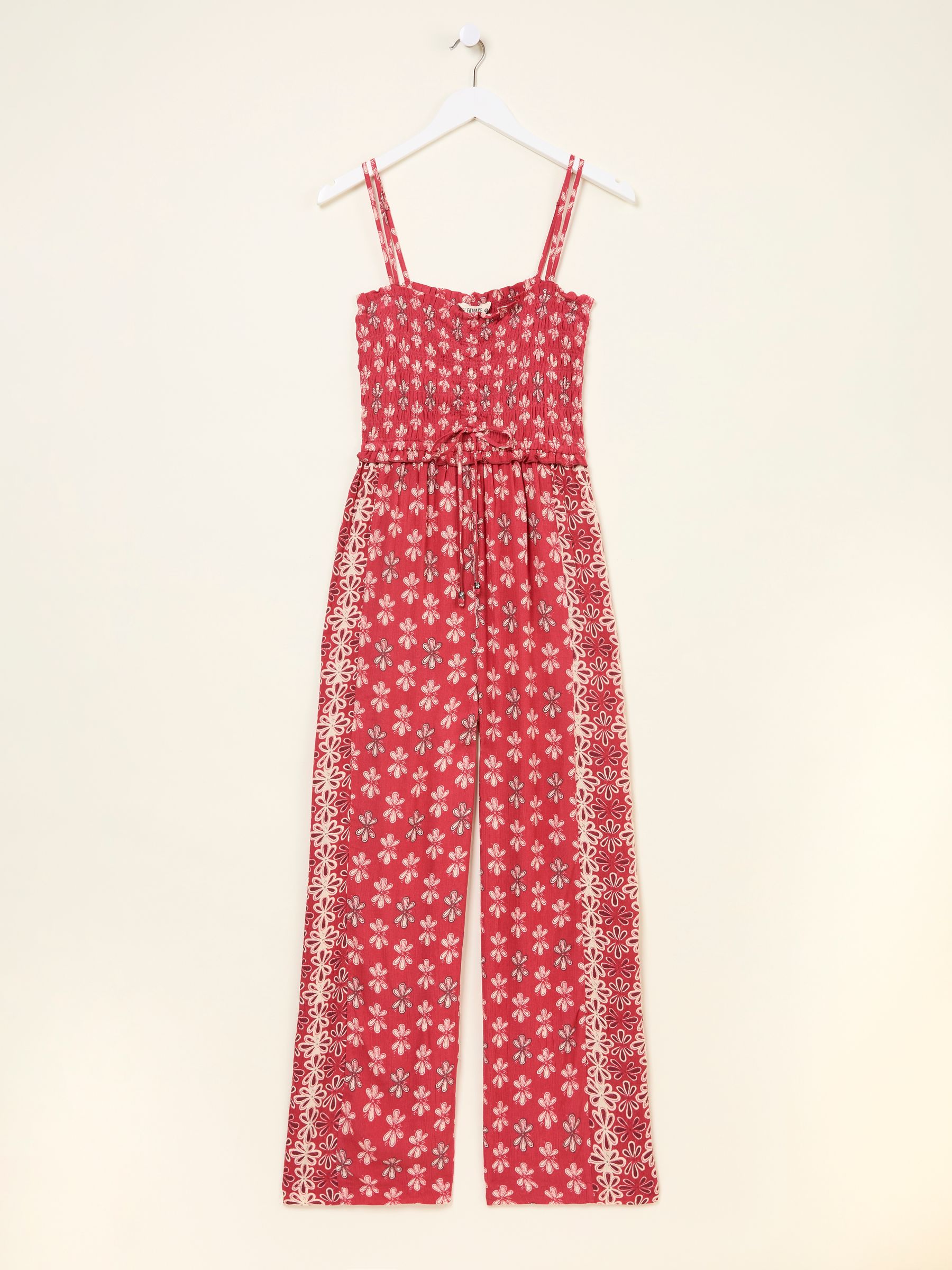 Natalie Dark Pink Earth Geo Jumpsuit - Image 5 of 5