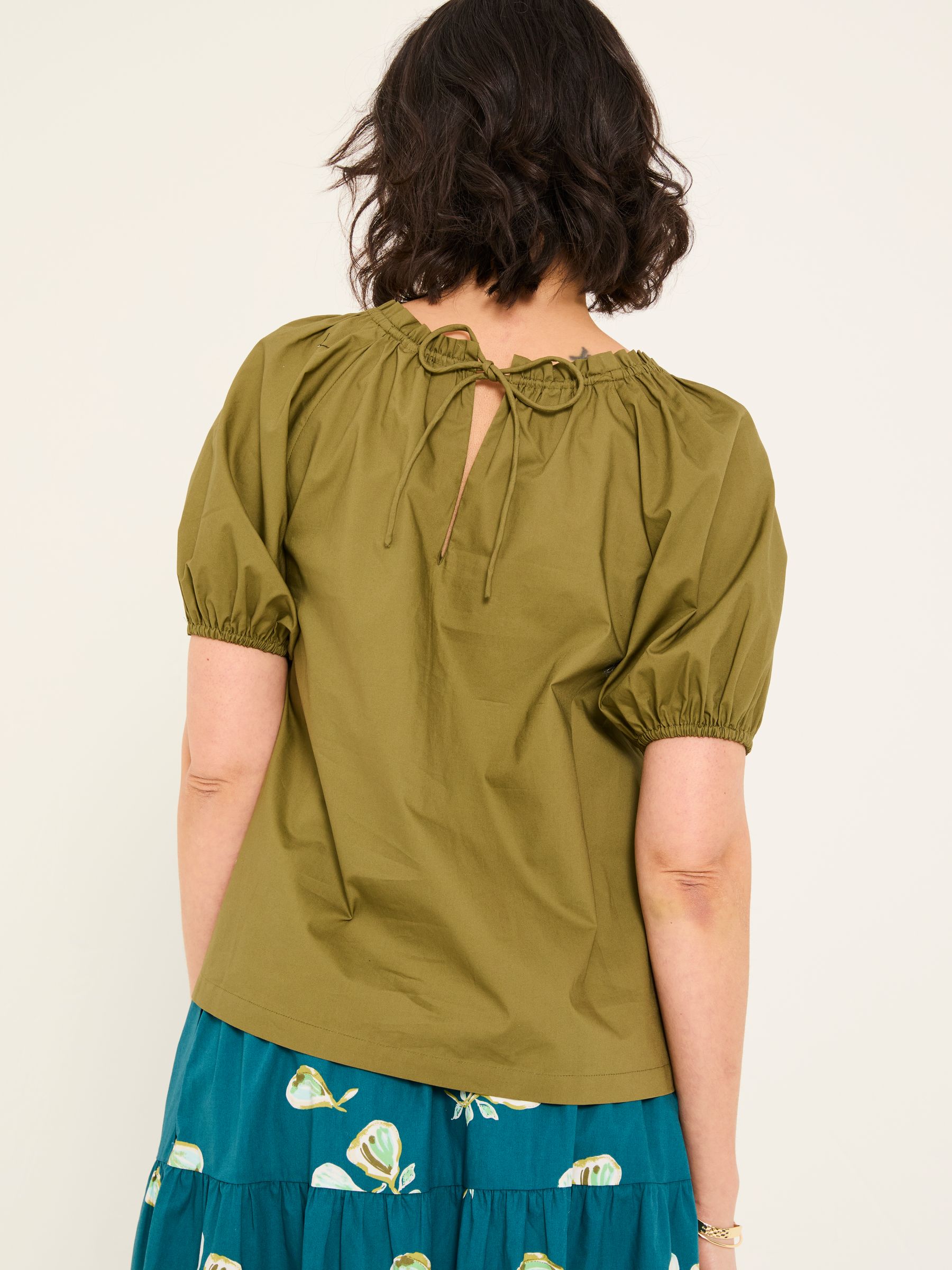 Ronnie Khaki Green Blouse - Image 2 of 5