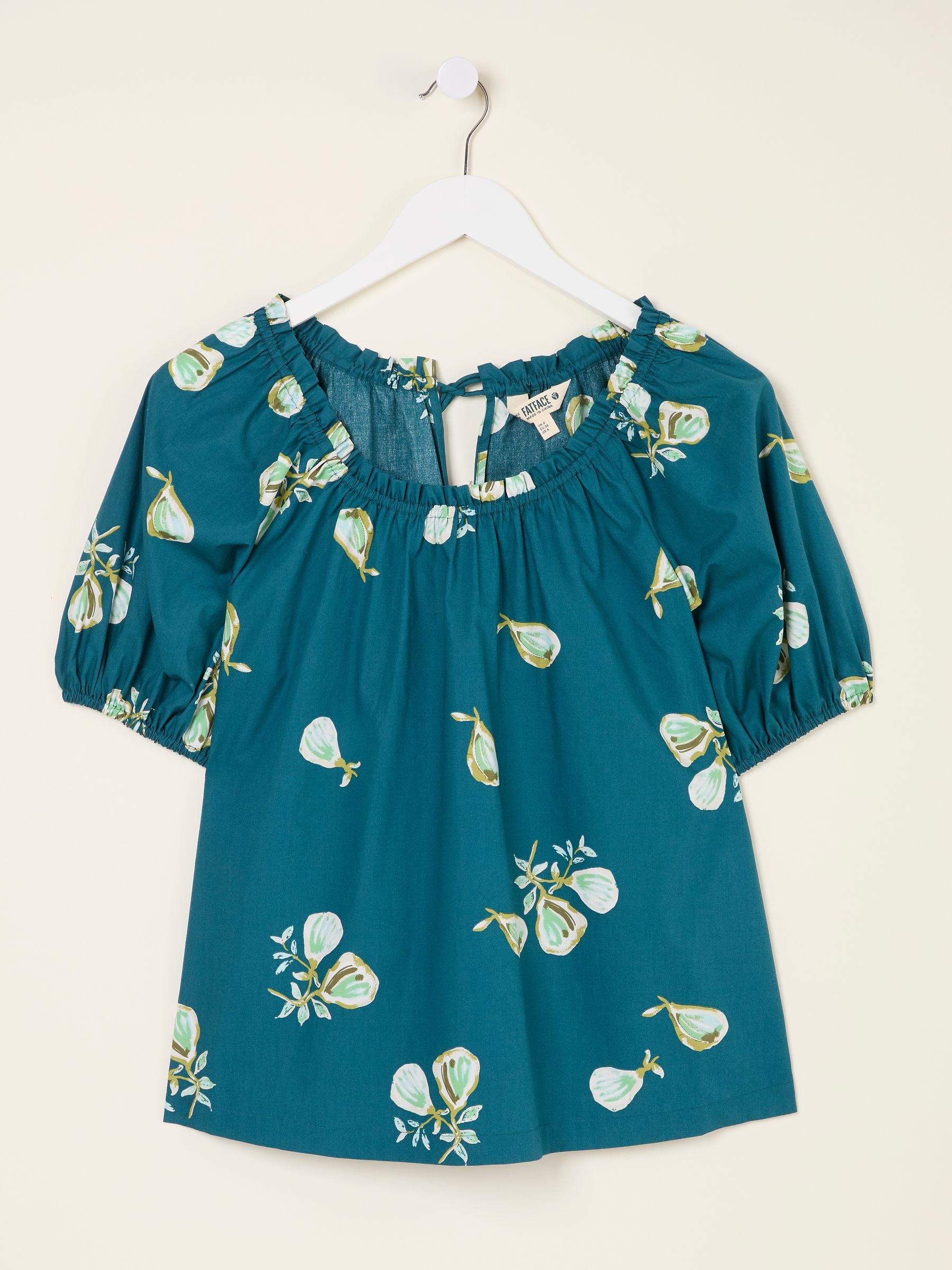 Ronnie Teal Blue Figs Blouse - Image 6 of 6